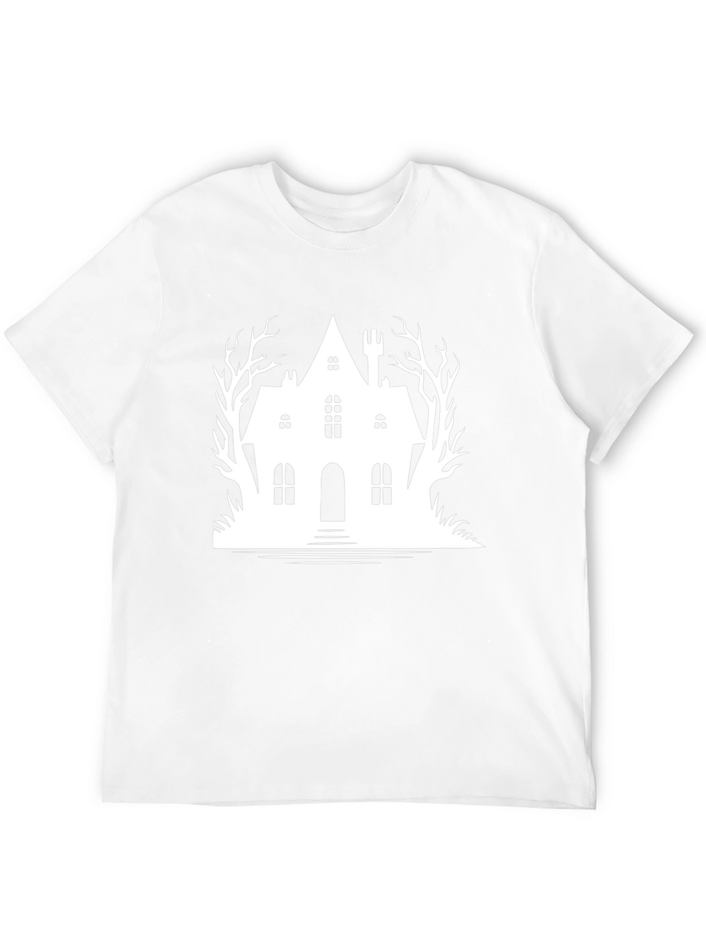 Haunted House Graphic T-Shirt - Halloween Tee