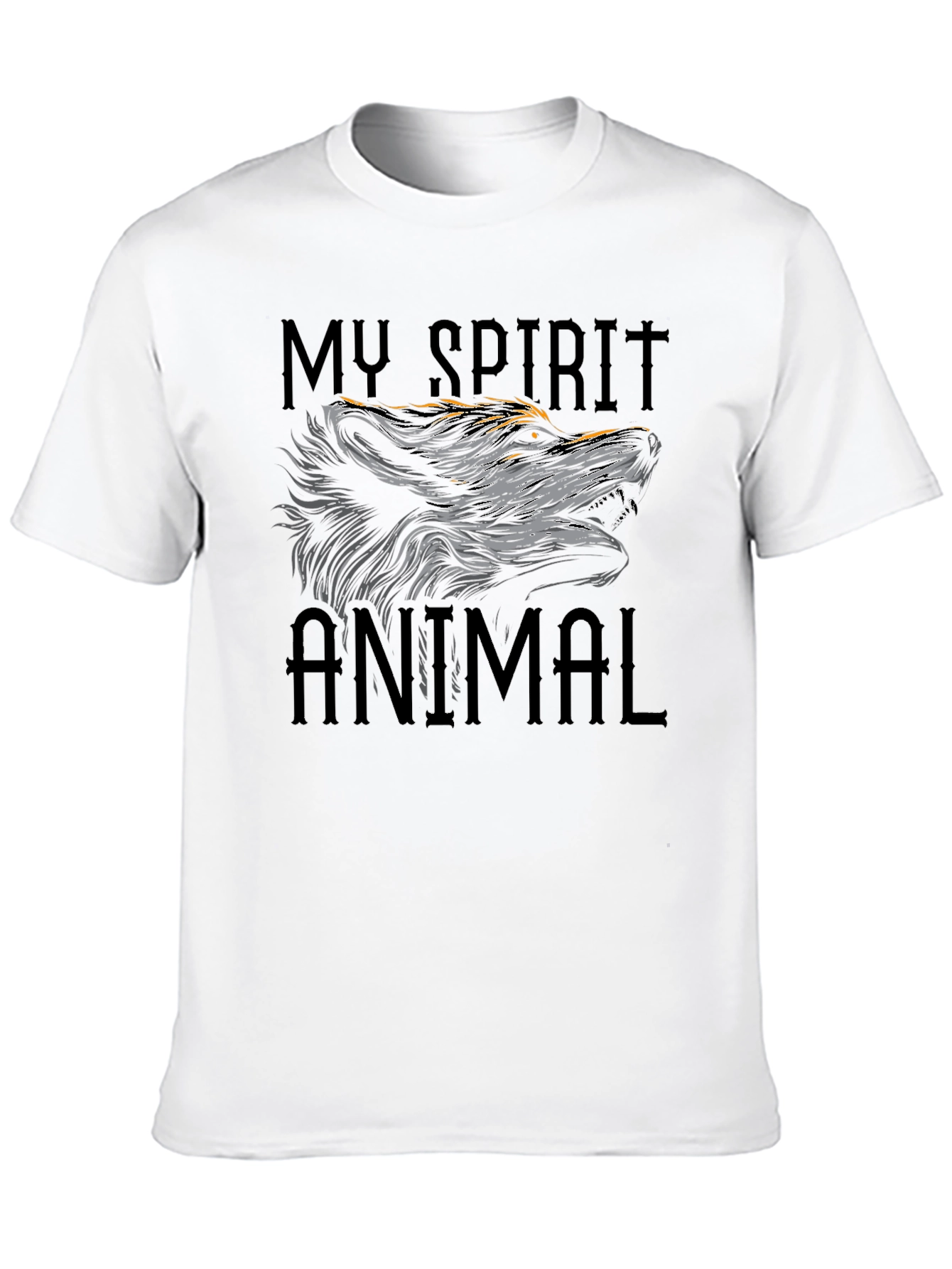 My Spirit Animal Graphic T-Shirt Black