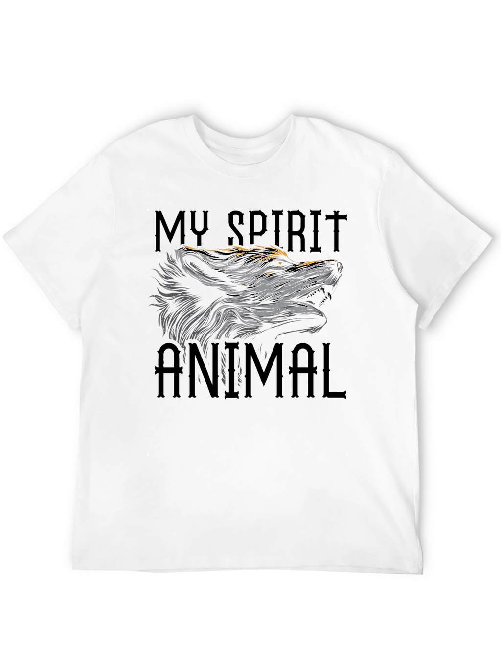 My Spirit Animal Graphic T-Shirt Black