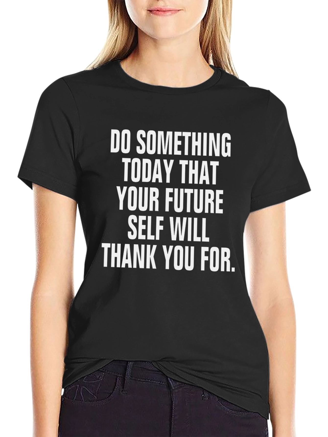 Motivational Graphic Tee: Do Something Today T-Shirt