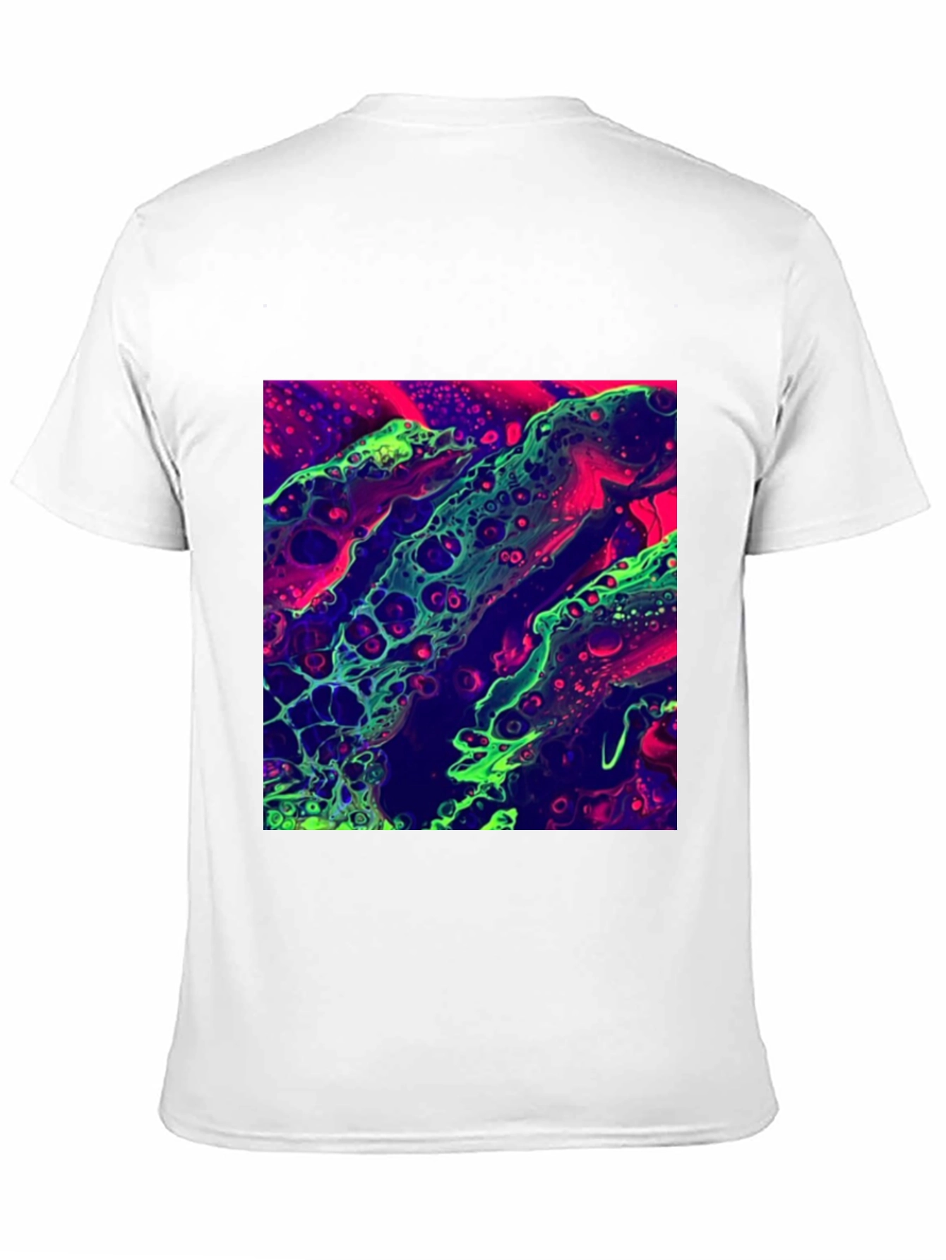 Abstract Art T-Shirt - Neon Graphic Tee