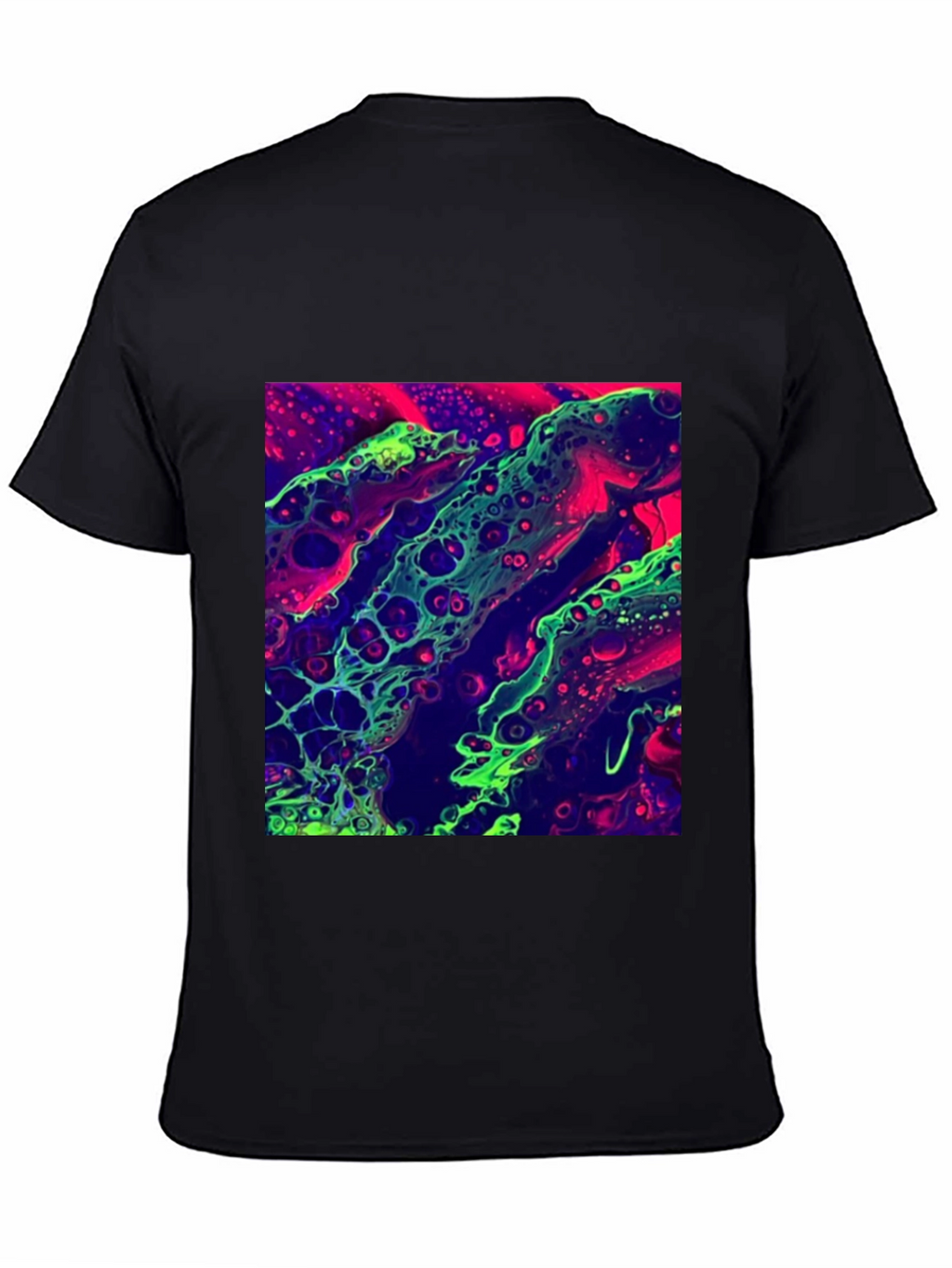 Abstract Art T-Shirt - Neon Graphic Tee