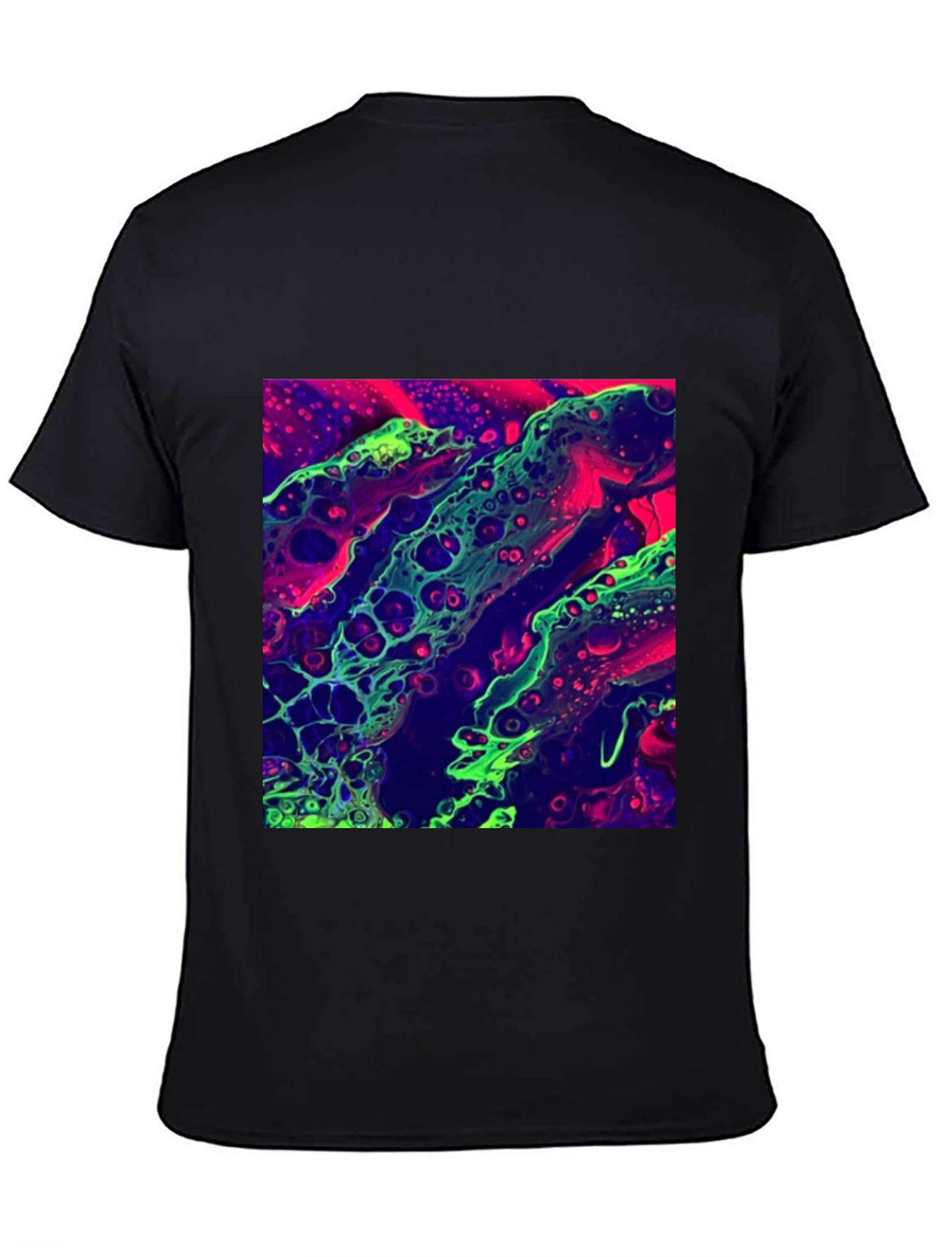 Abstract Art T-Shirt - Neon Graphic Tee