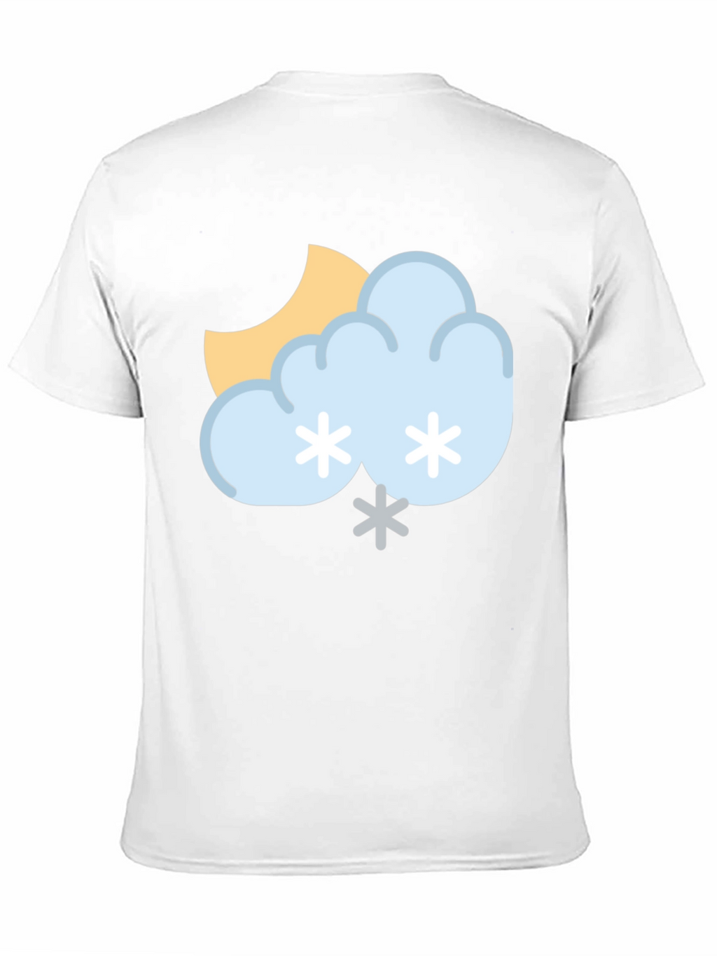 Snowy Day Graphic Tee - Unisex Black T-Shirt