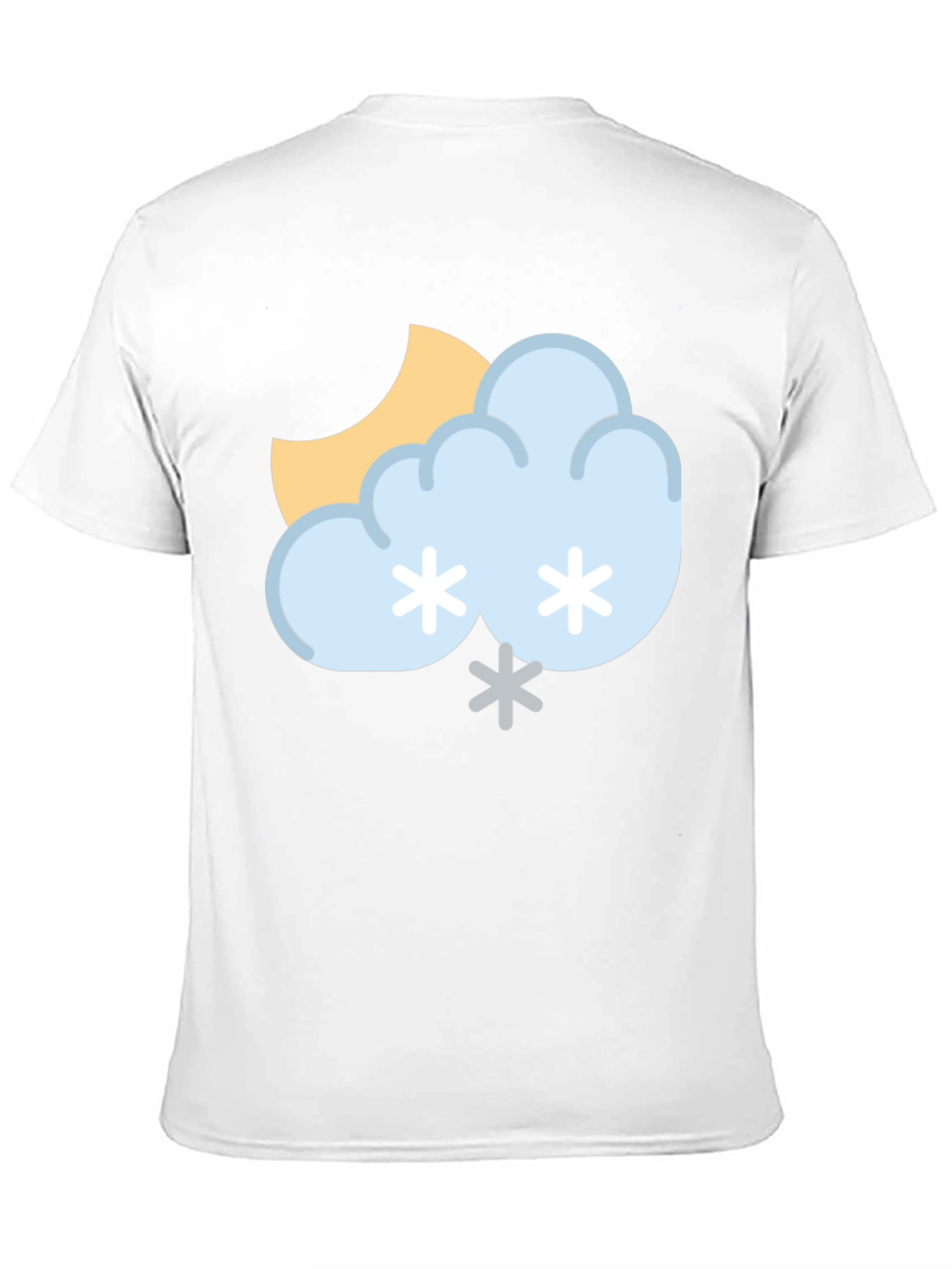 Snowy Day Graphic Tee - Unisex Black T-Shirt