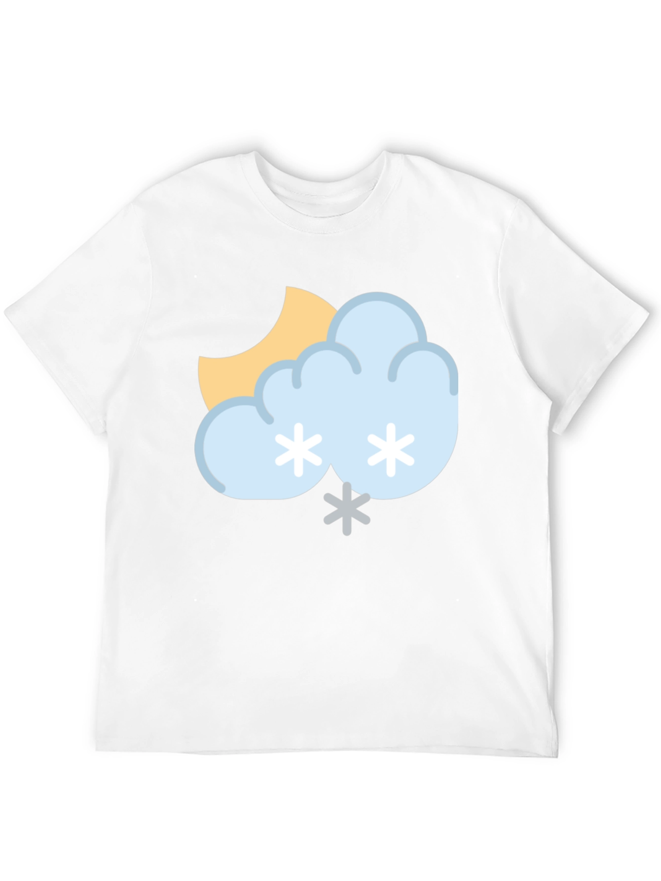 Snowy Day Graphic Tee - Unisex Black T-Shirt