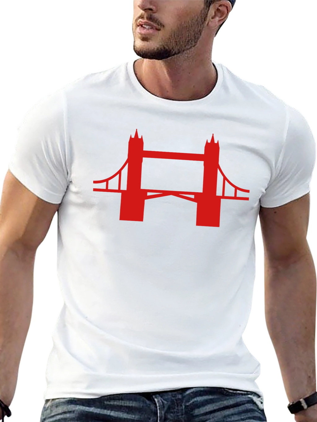 London Bridge Graphic Tee - Classic Black