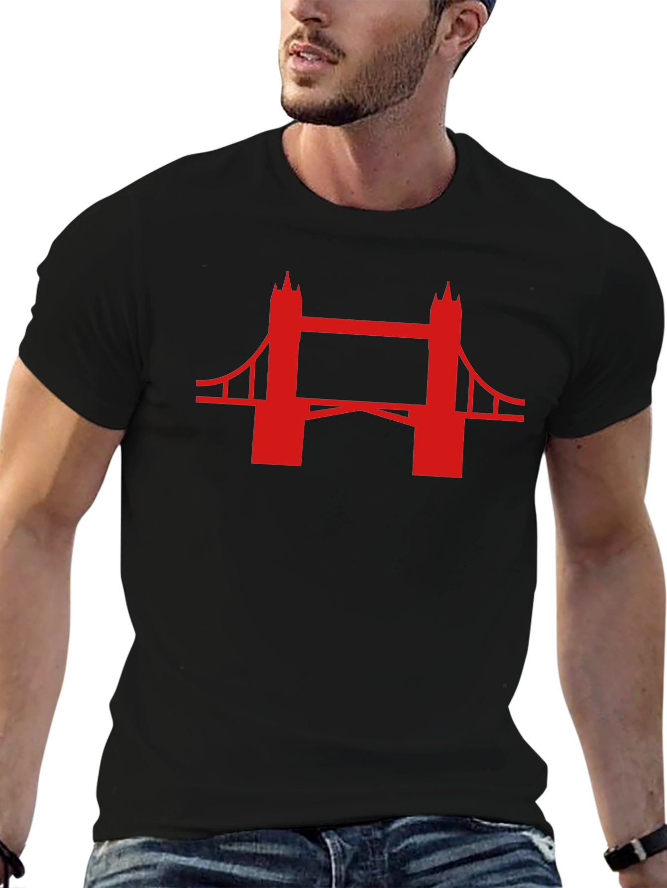 London Bridge Graphic Tee - Classic Black