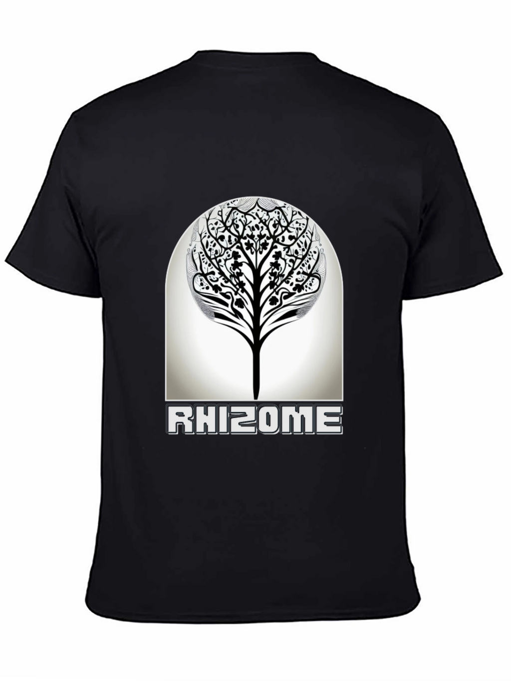 Rhizome Tree Graphic T-Shirt - Modern Nature Inspired Design