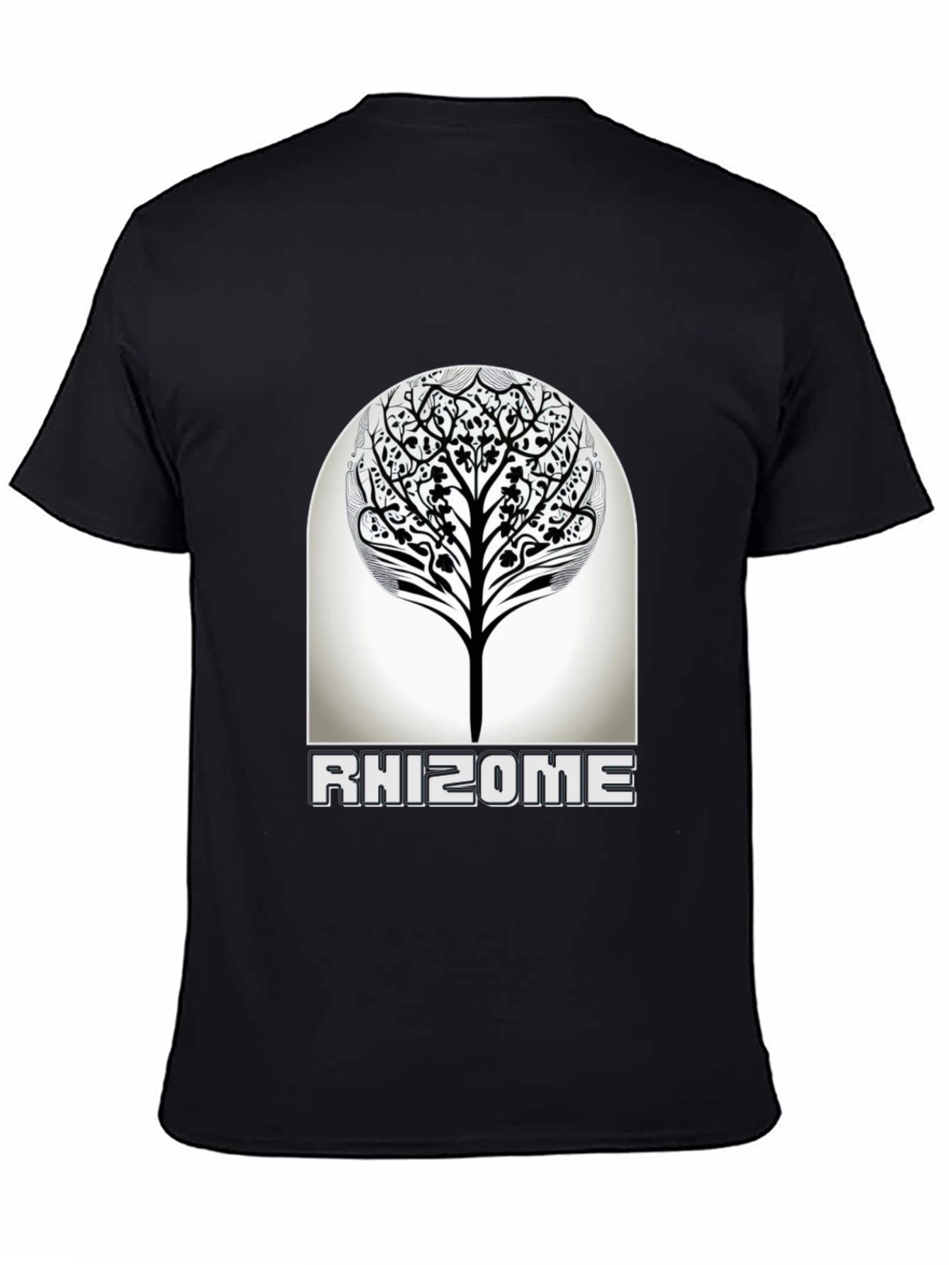 Rhizome Tree Graphic T-Shirt - Modern Nature Inspired Design