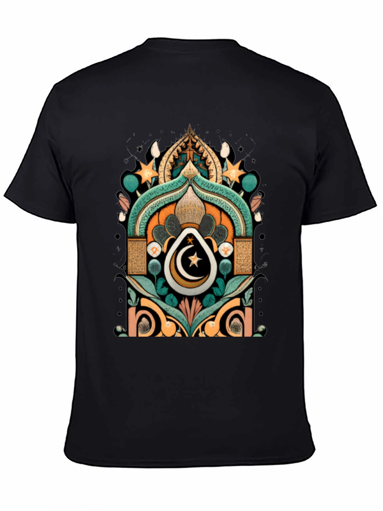 Ramadan Crescent Moon Star Graphic Tee
