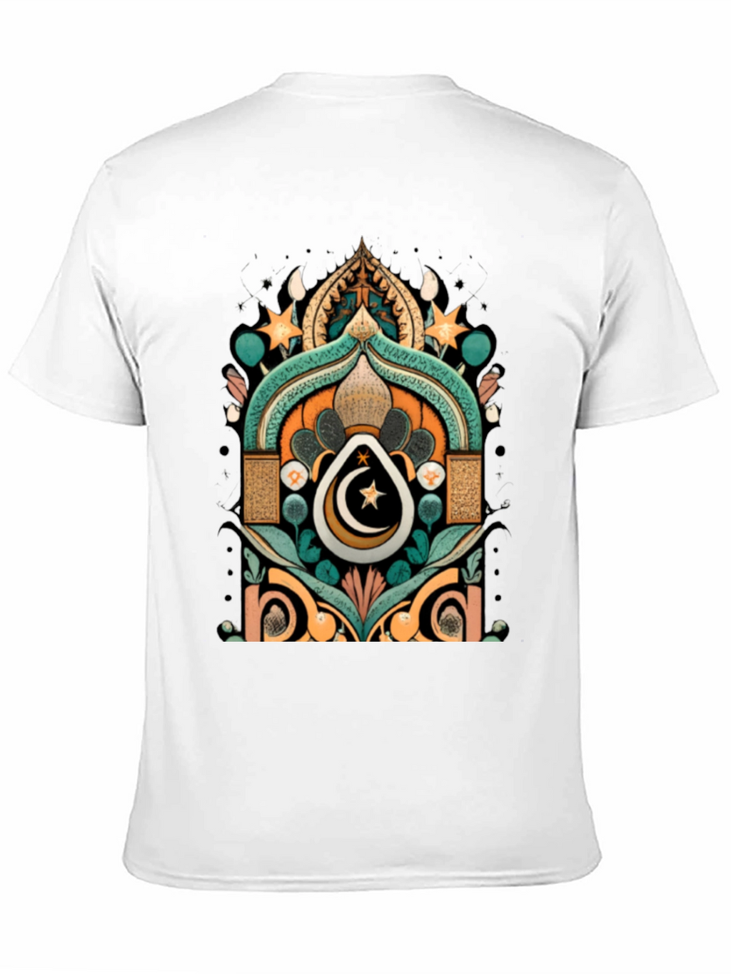 Ramadan Crescent Moon Star Graphic Tee