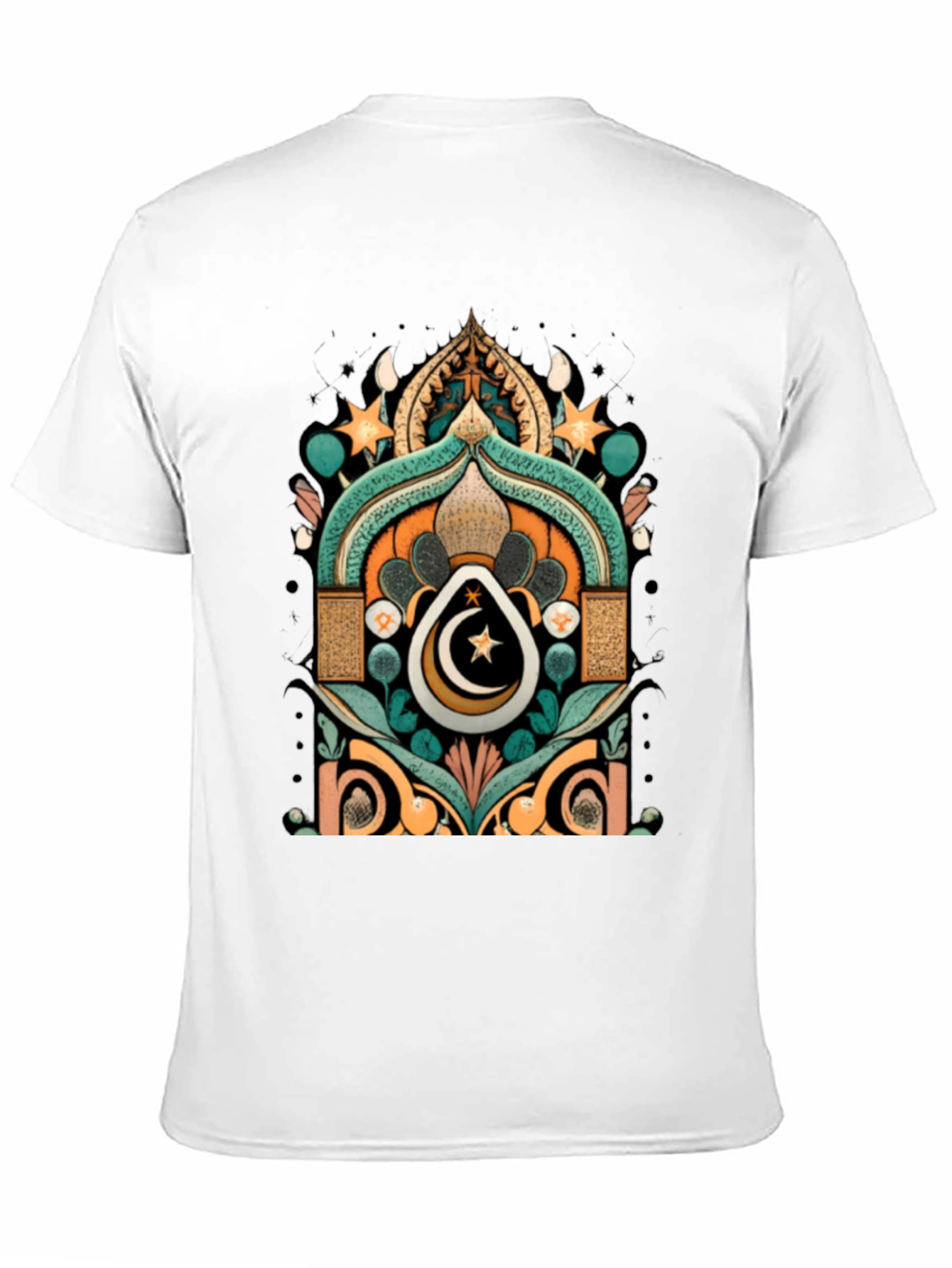 Ramadan Crescent Moon Star Graphic Tee