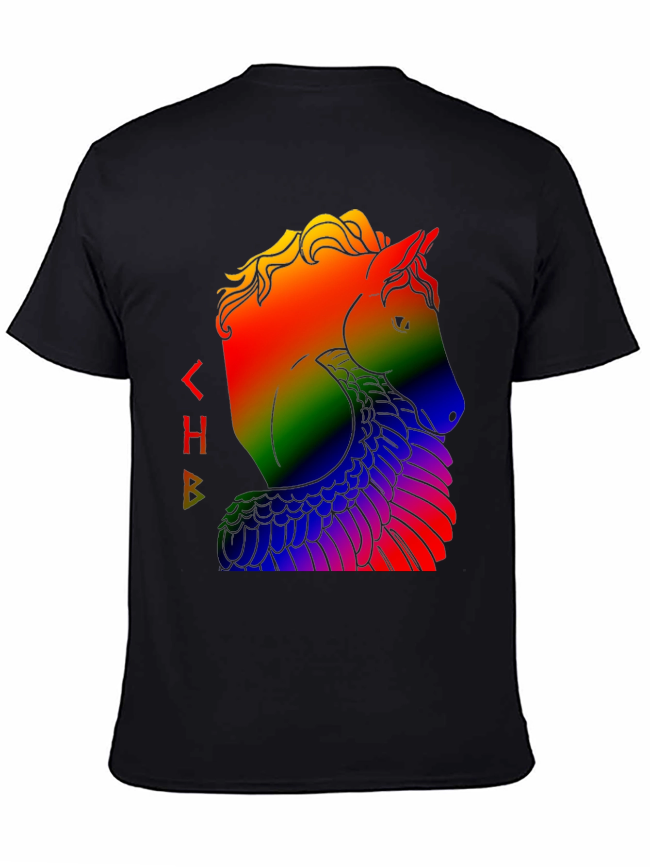 Rainbow Pegasus Graphic T-Shirt