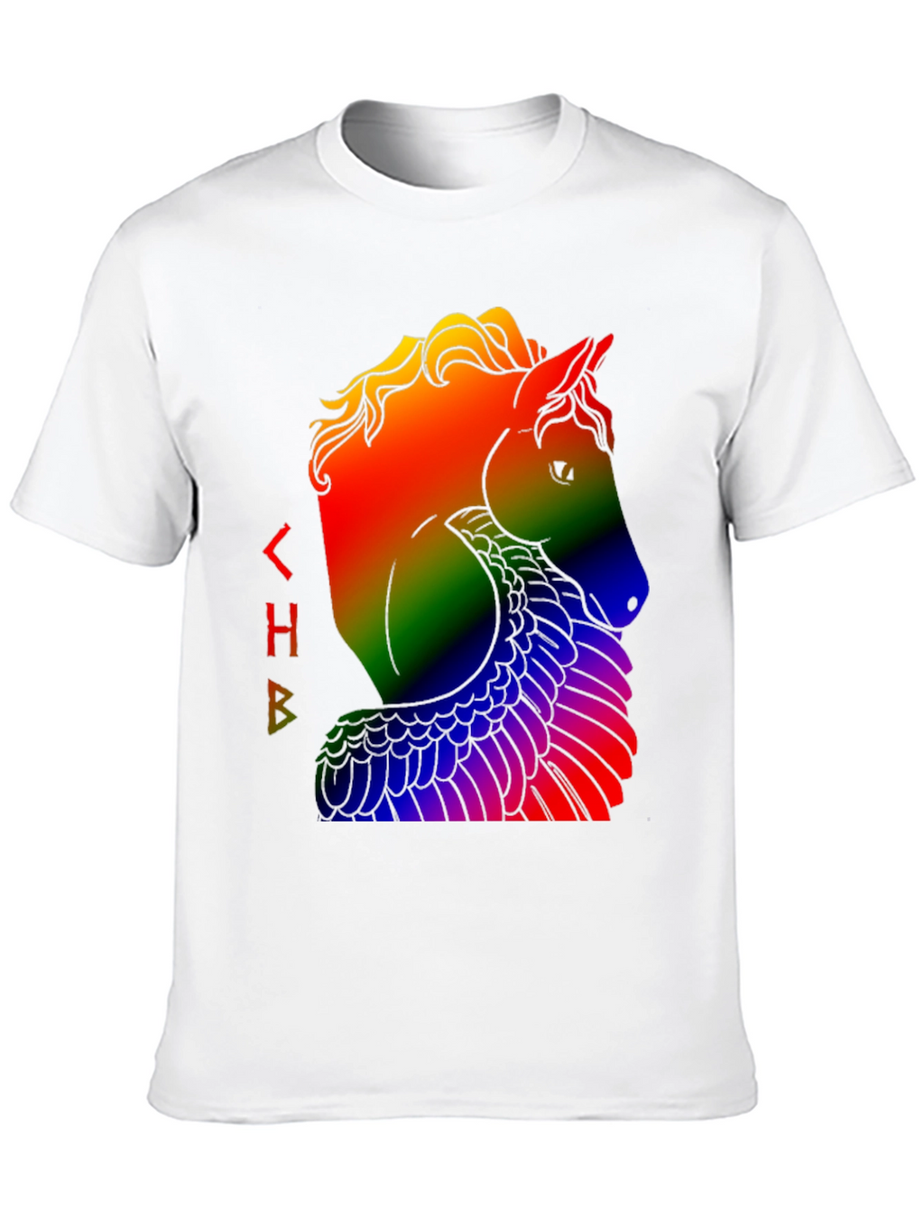 Rainbow Pegasus Graphic T-Shirt