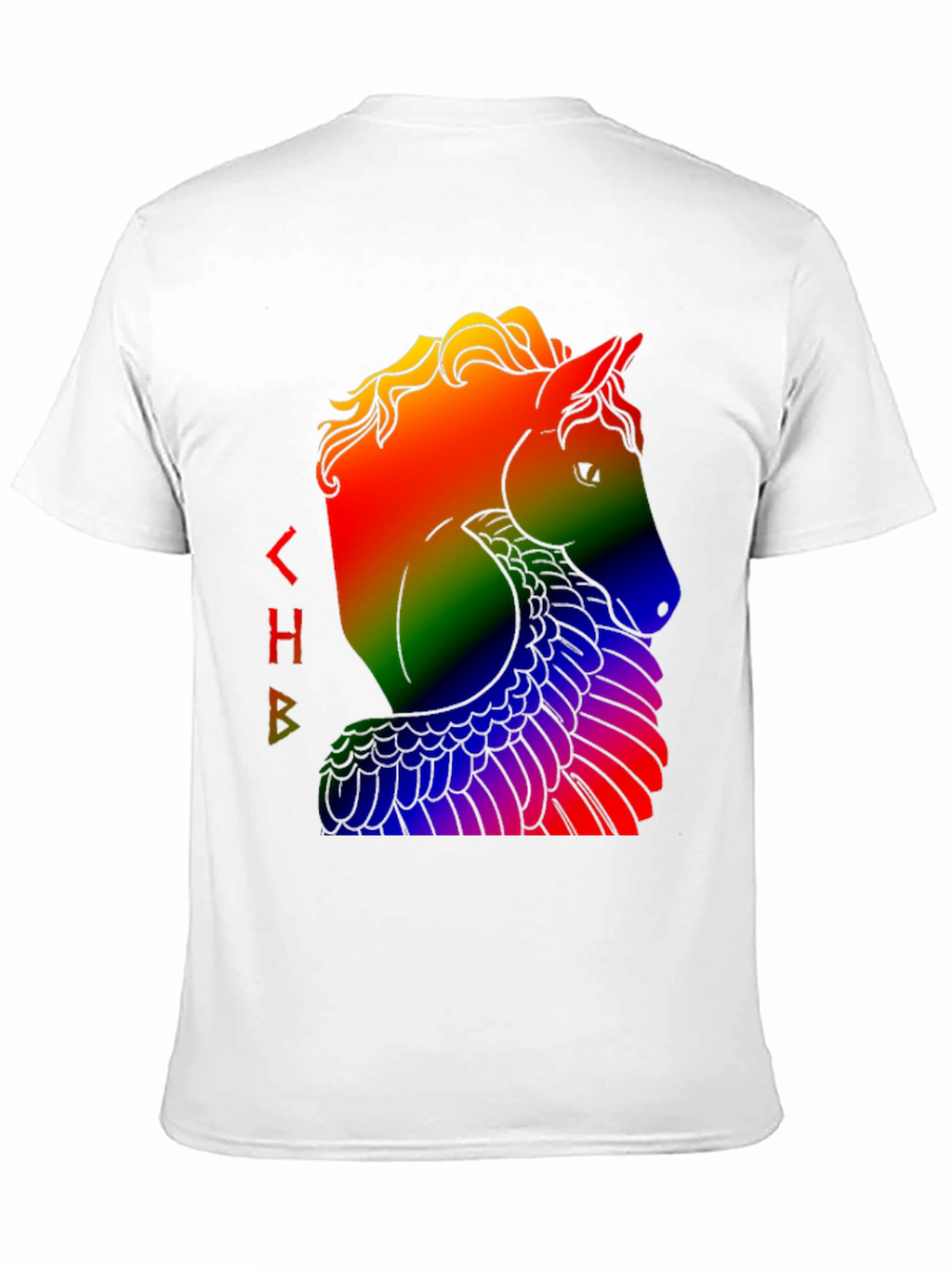 Rainbow Pegasus Graphic T-Shirt