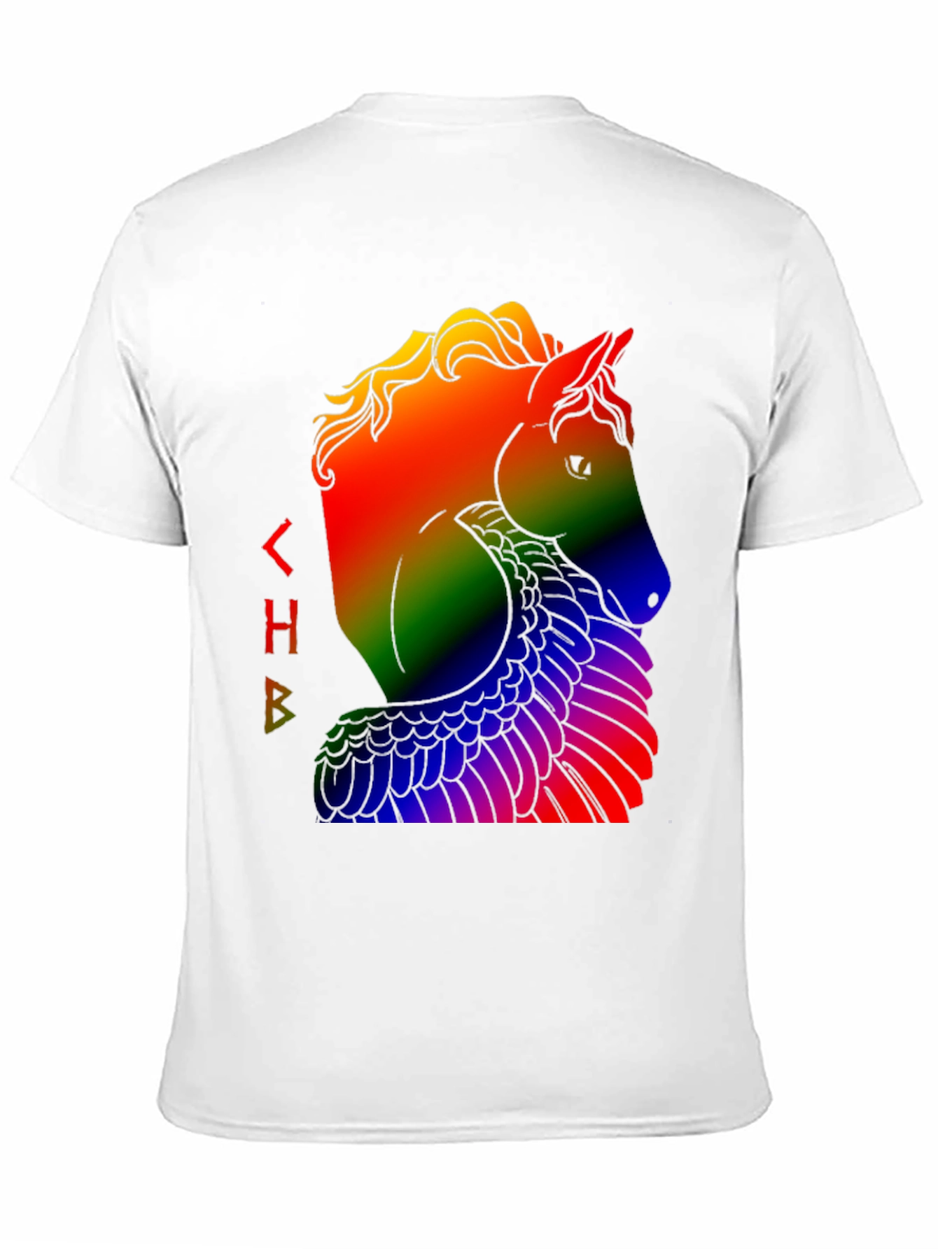Rainbow Pegasus Graphic T-Shirt