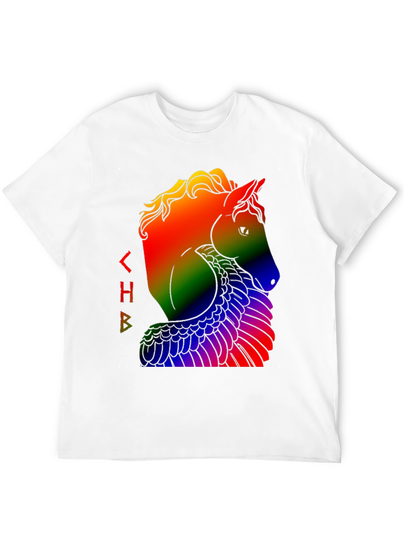 Rainbow Pegasus Graphic T-Shirt
