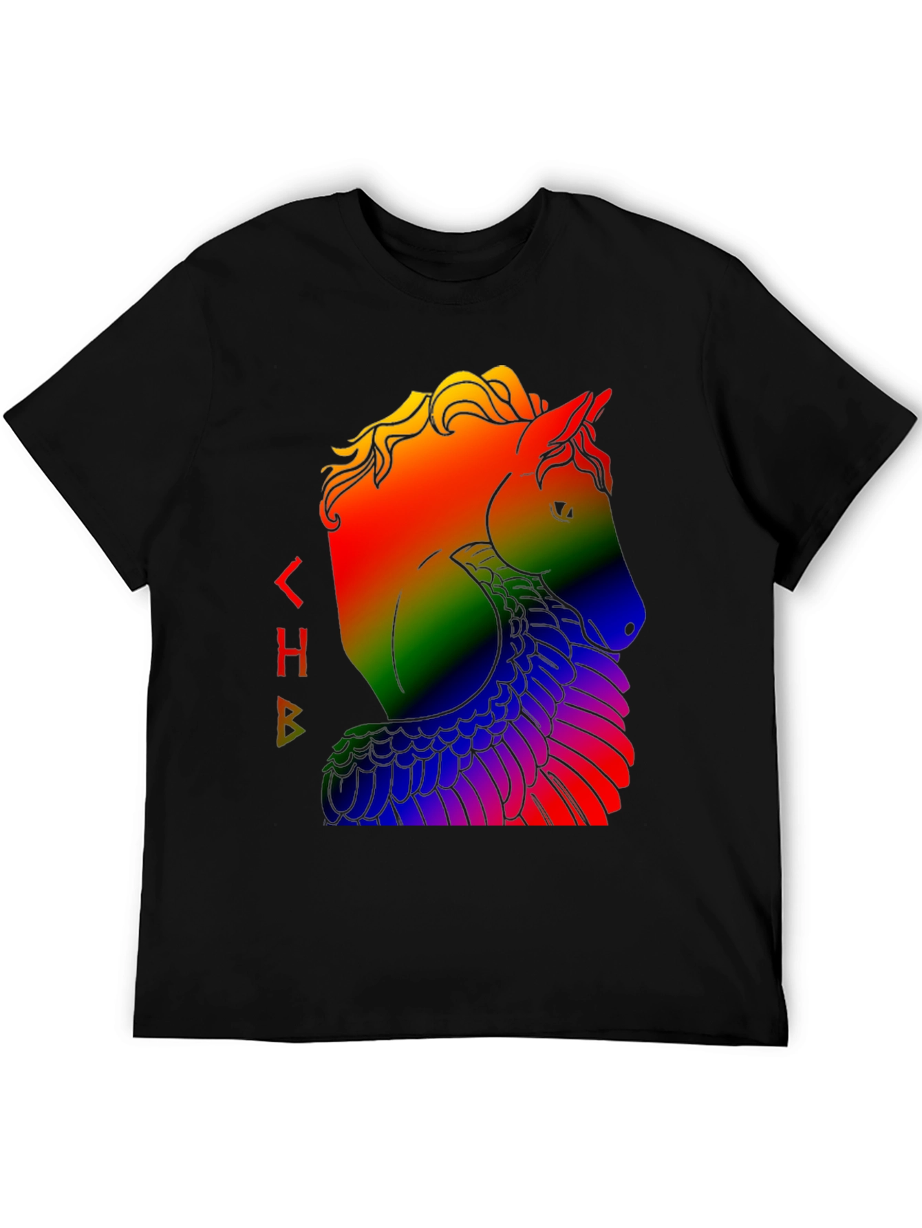 Rainbow Pegasus Graphic T-Shirt