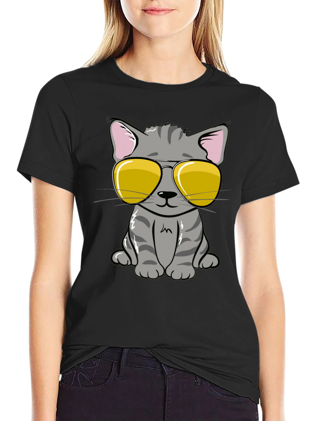 Cool Cat T-Shirt - Stylish Graphic Tee