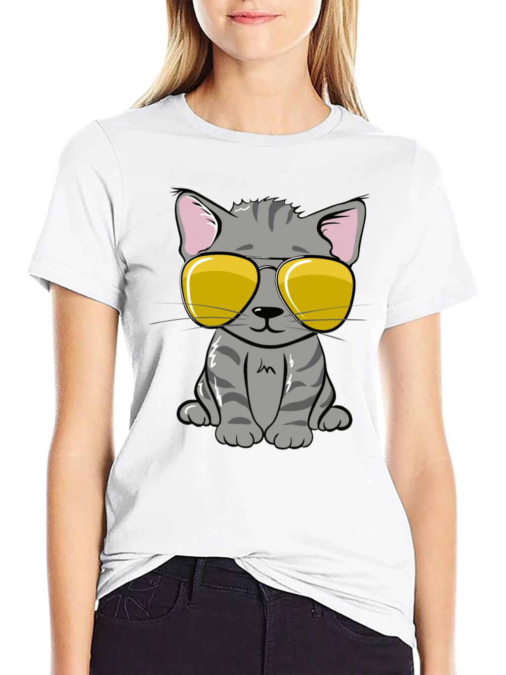 Cool Cat T-Shirt - Stylish Graphic Tee