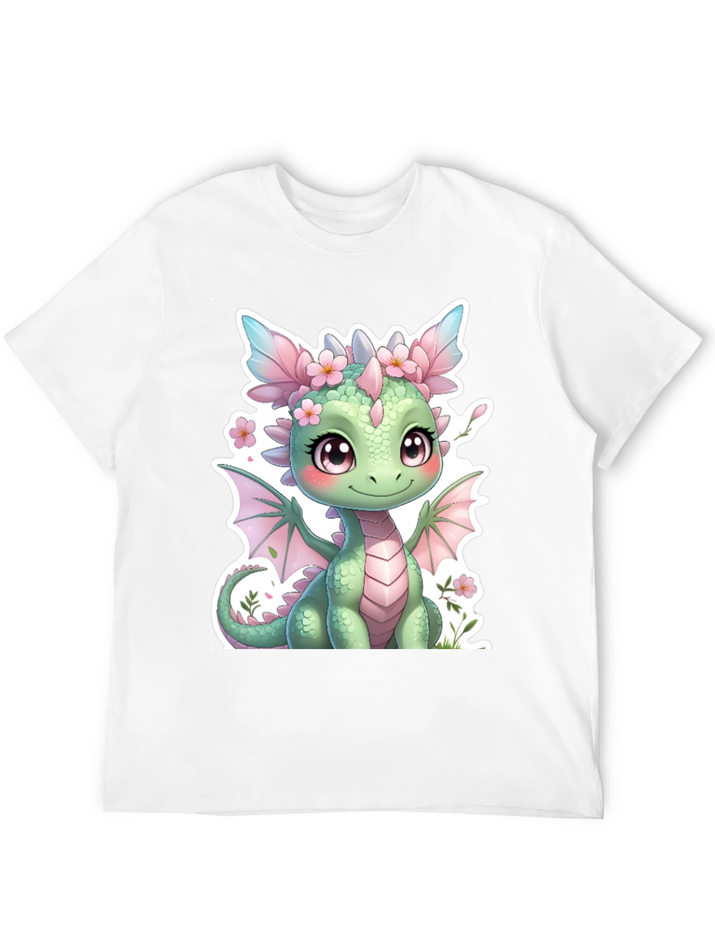 Cute Dragon Graphic Tee - Stylish Black T-Shirt
