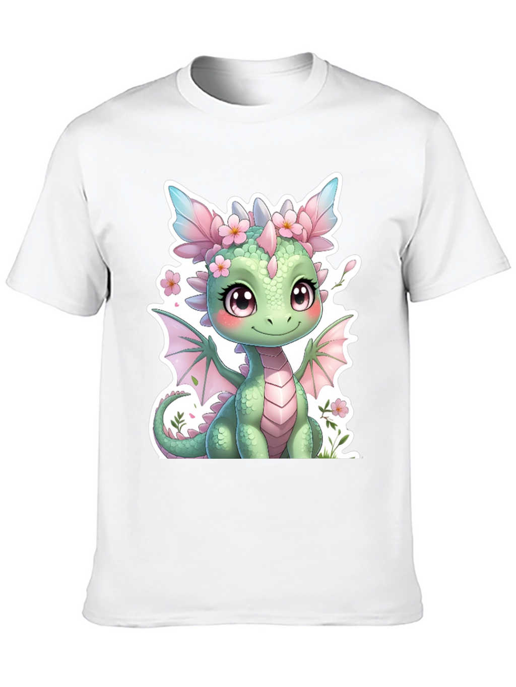 Cute Dragon Graphic Tee - Stylish Black T-Shirt