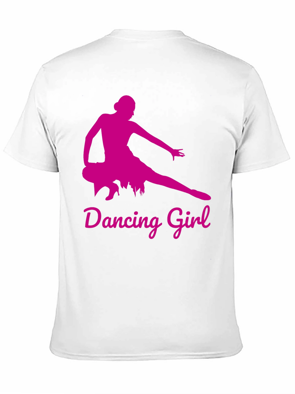 Dancing Girl Graphic Tee - Black