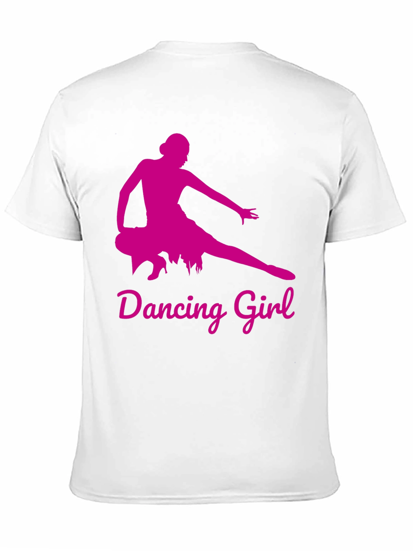Dancing Girl Graphic Tee - Black