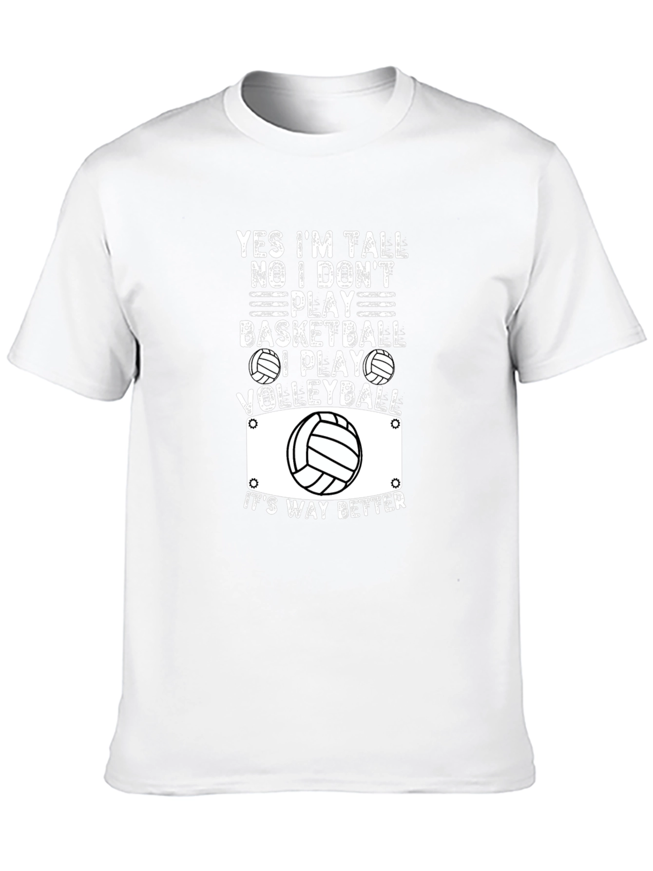 Volleyball T-Shirt: Yes Im Tall