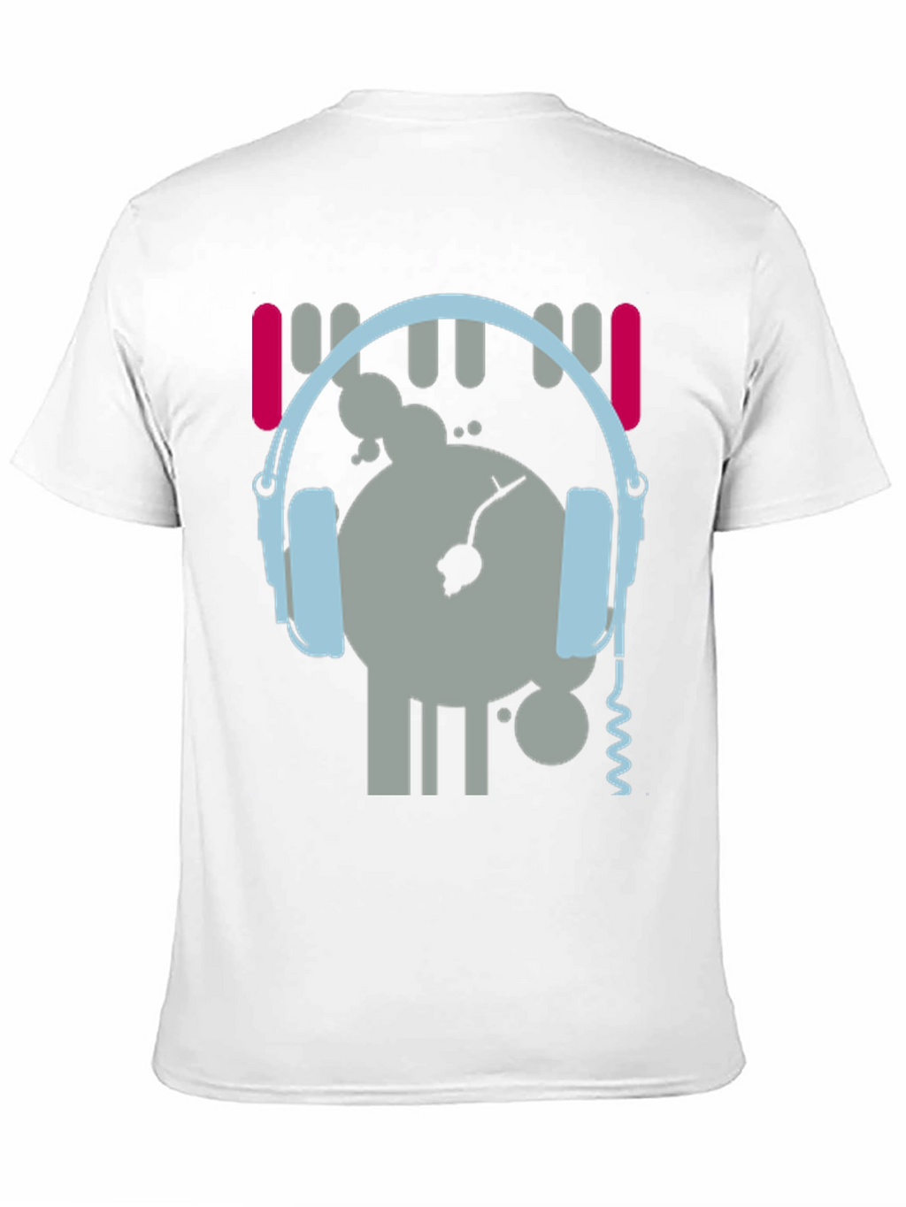 DJ Graphic Tee - Music Lovers Black T-Shirt