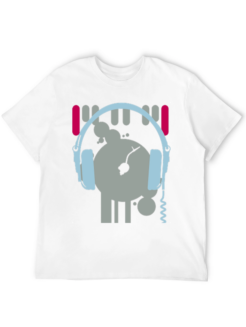 DJ Graphic Tee - Music Lovers Black T-Shirt