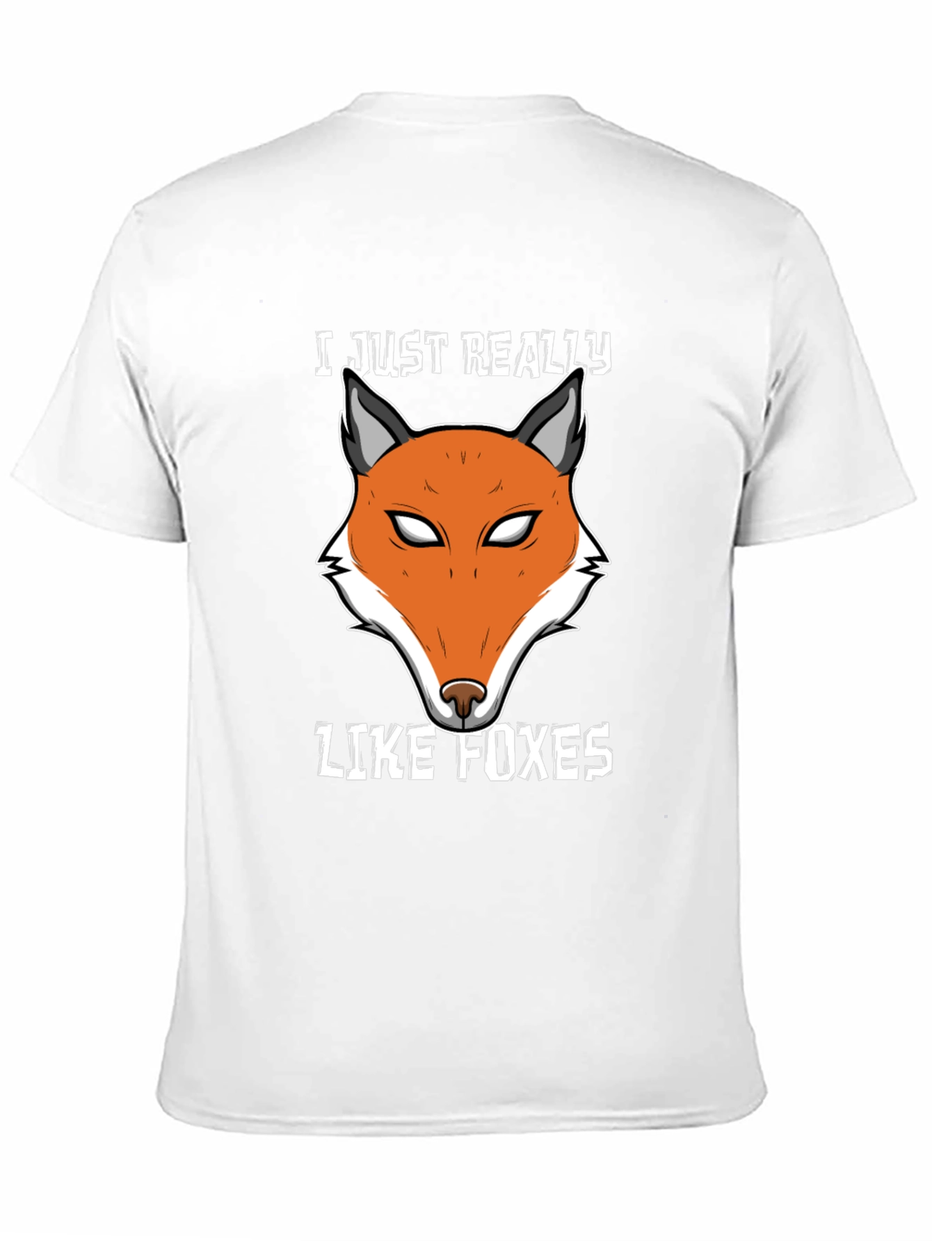Fox Lover T-Shirt | Cute Fox Face Design