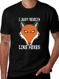 Fox Lover T-Shirt | Cute Fox Face Design