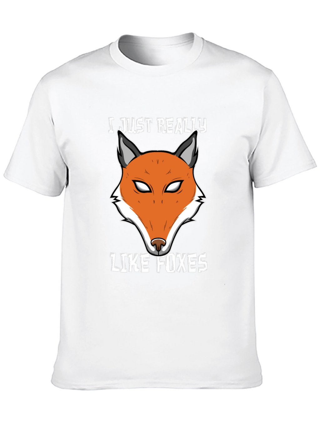 Fox Lover T-Shirt | Cute Fox Face Design