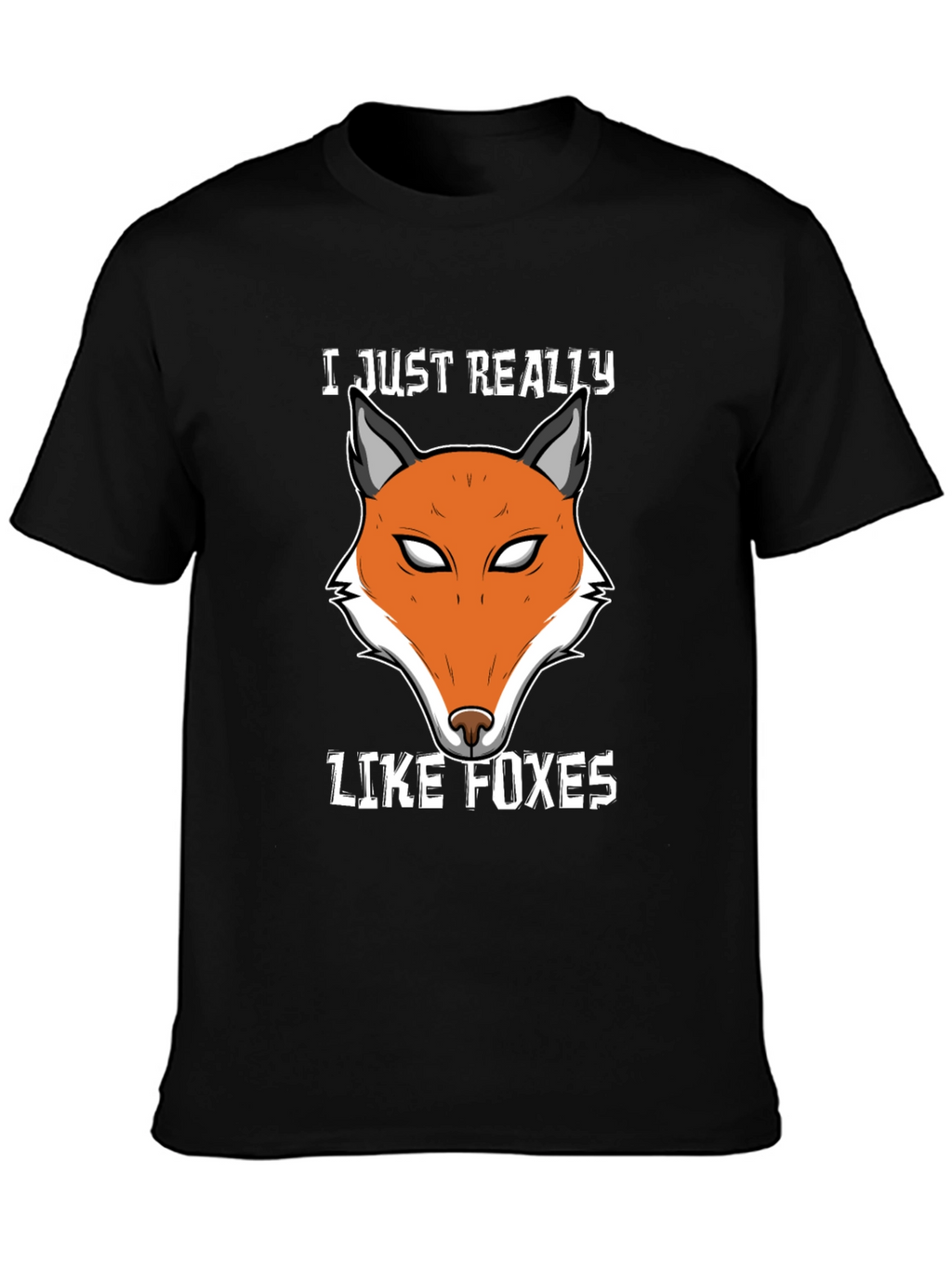 Fox Lover T-Shirt | Cute Fox Face Design