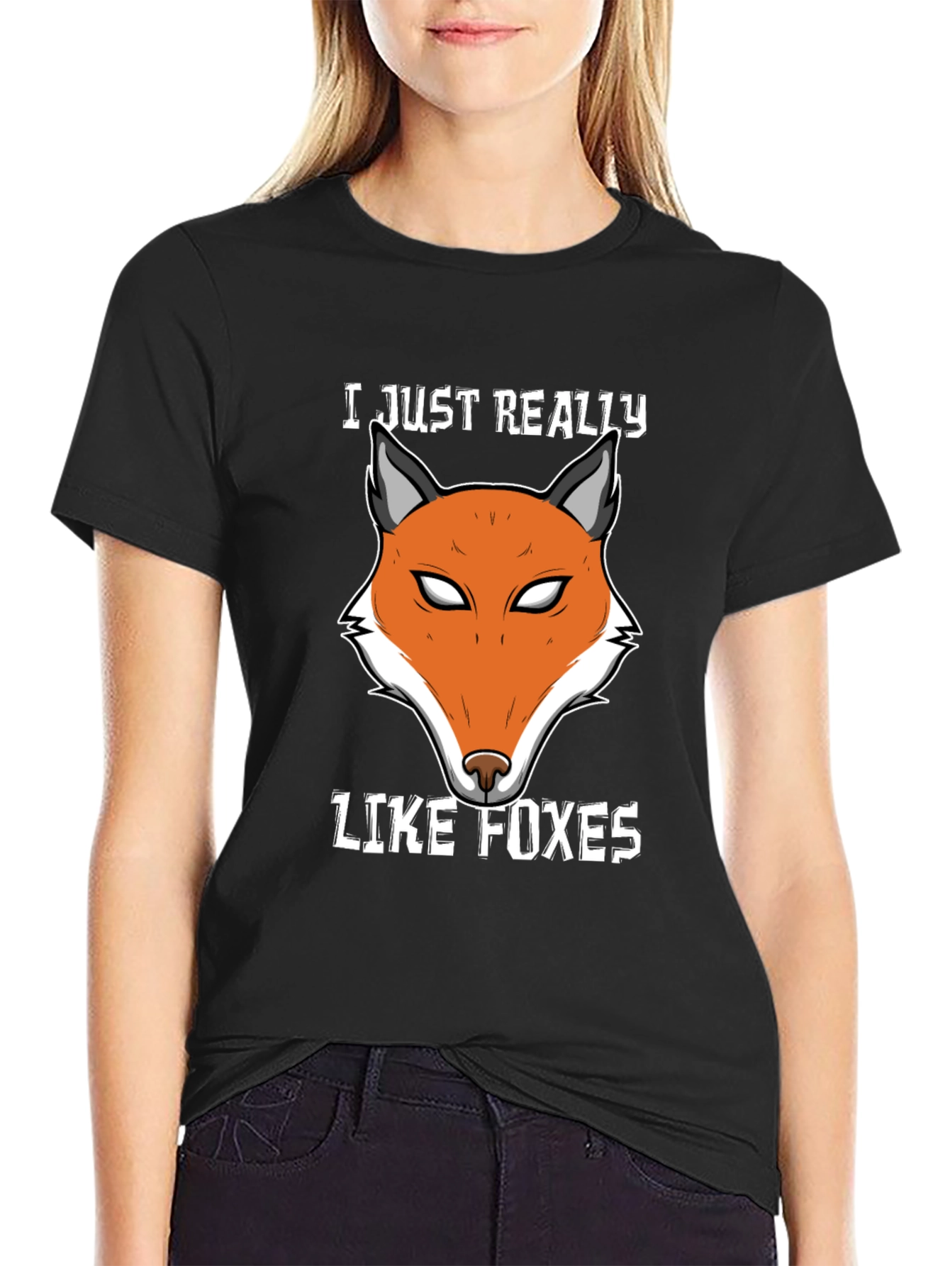 Fox Lover T-Shirt | Cute Fox Face Design