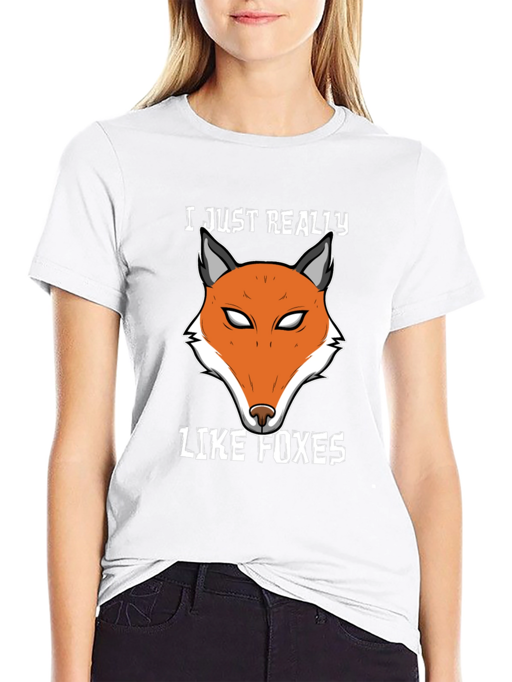 Fox Lover T-Shirt | Cute Fox Face Design
