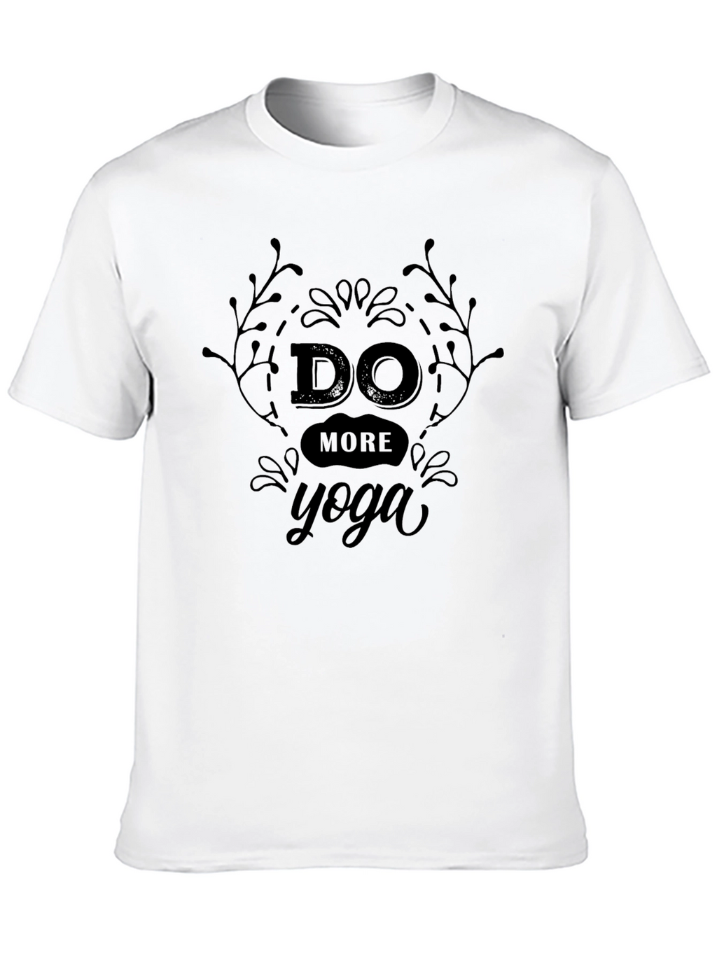 Do More Yoga Black Graphic Tee