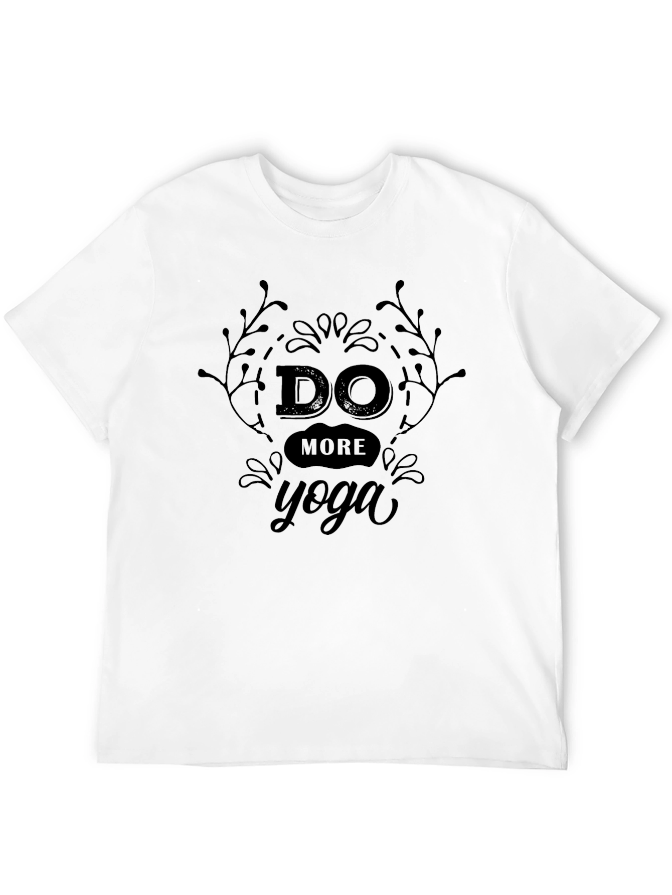 Do More Yoga Black Graphic Tee
