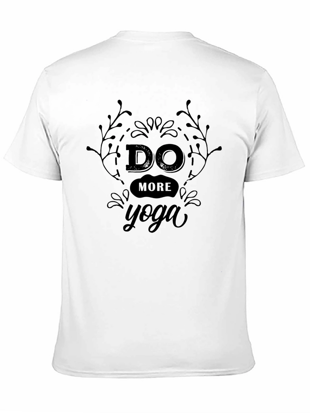 Do More Yoga Black Graphic Tee