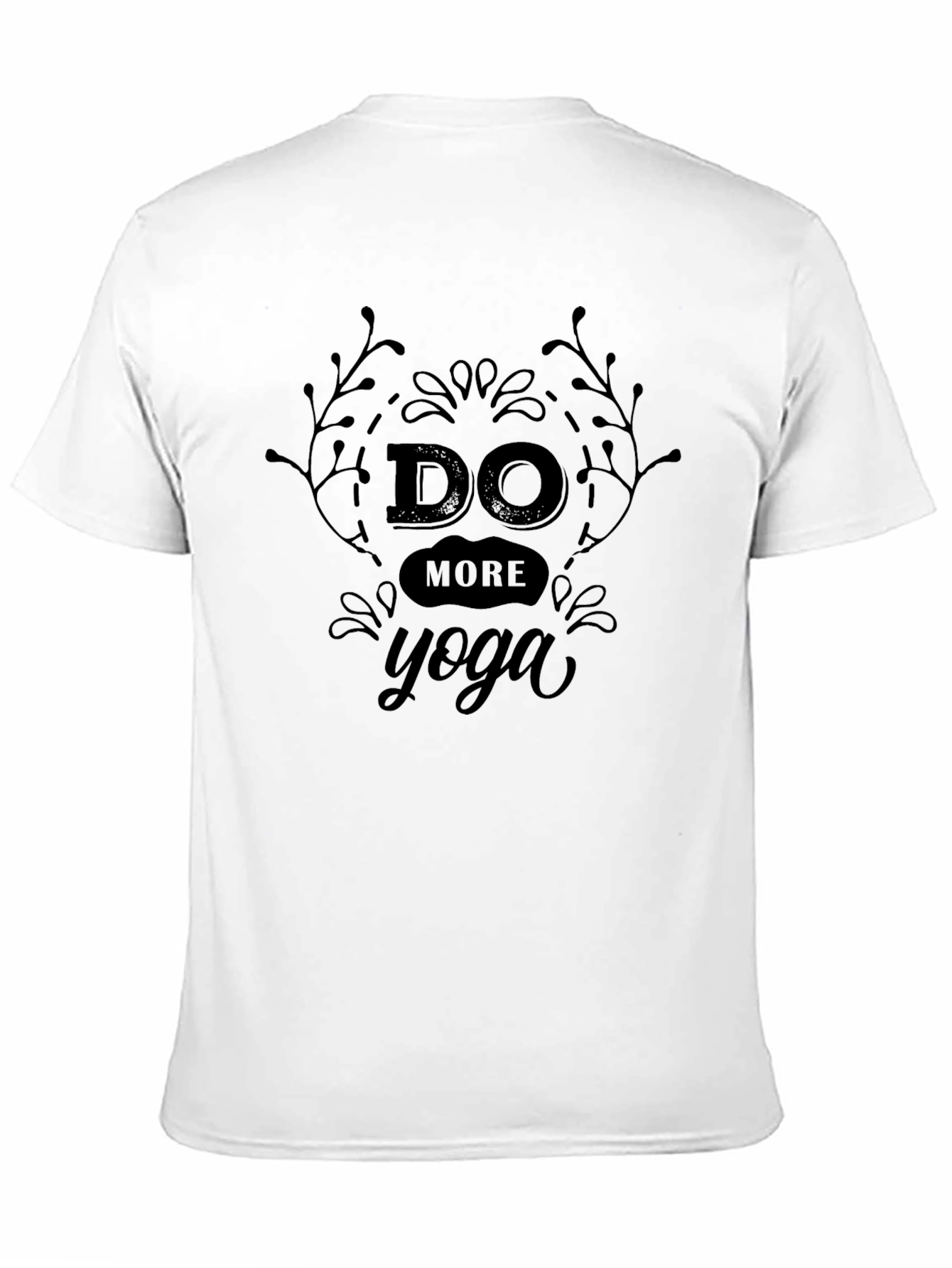Do More Yoga Black Graphic Tee