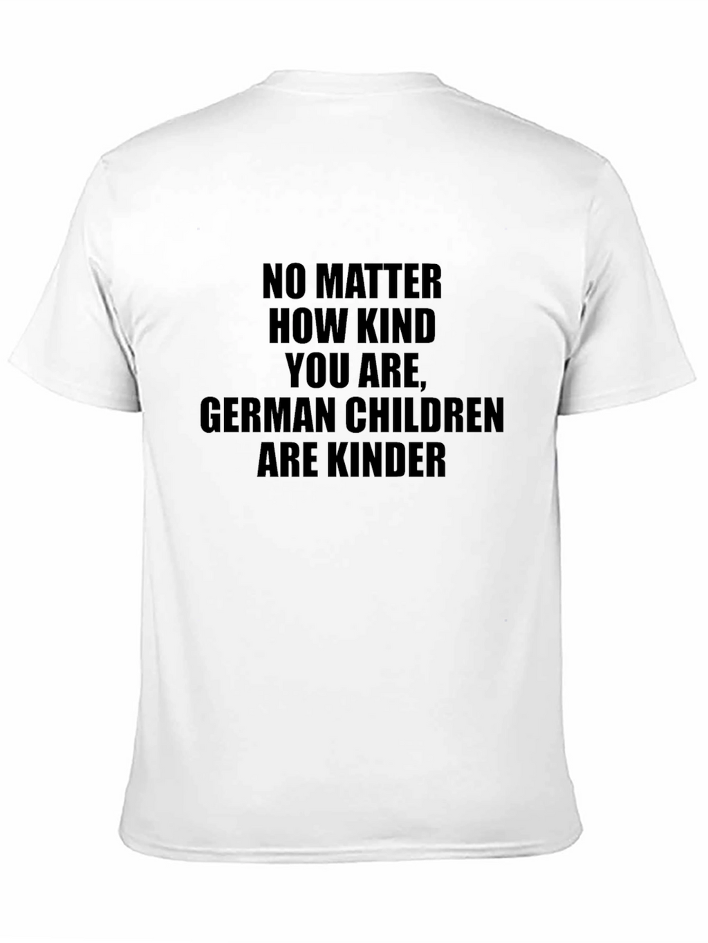 Humorous German Children Kinder Black T-Shirt