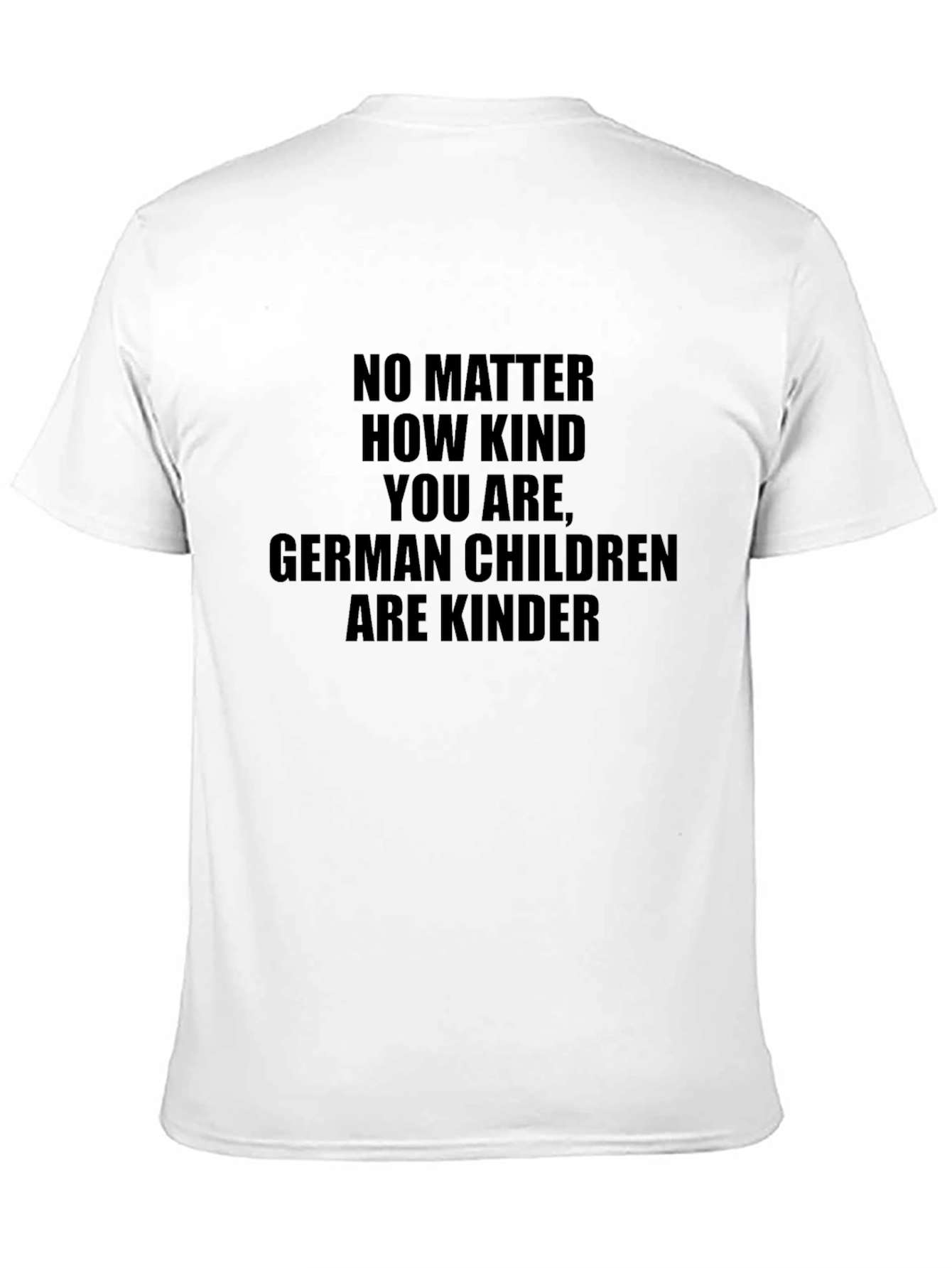Humorous German Children Kinder Black T-Shirt