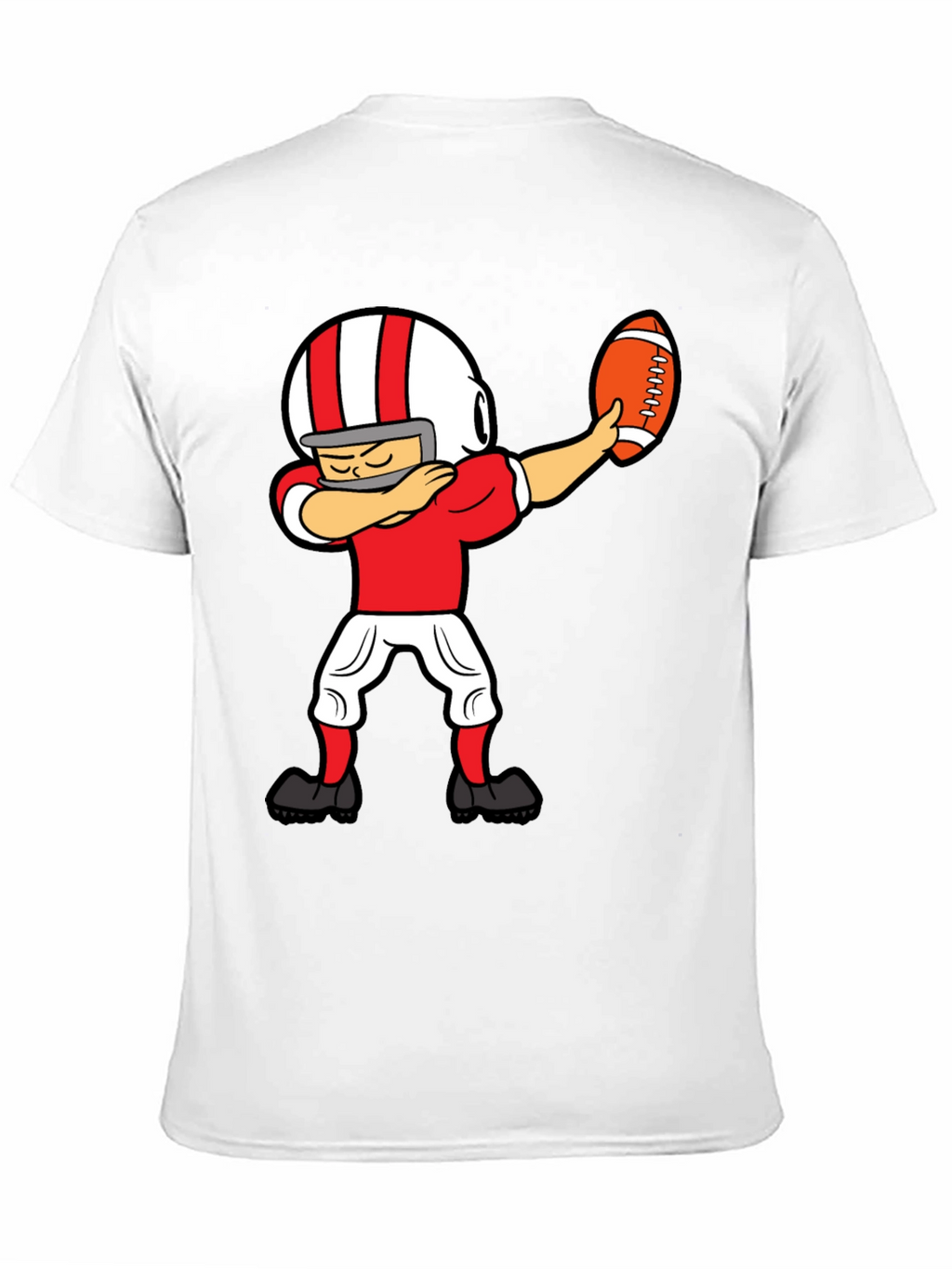Dabbing Football Player Graphic T-Shirt