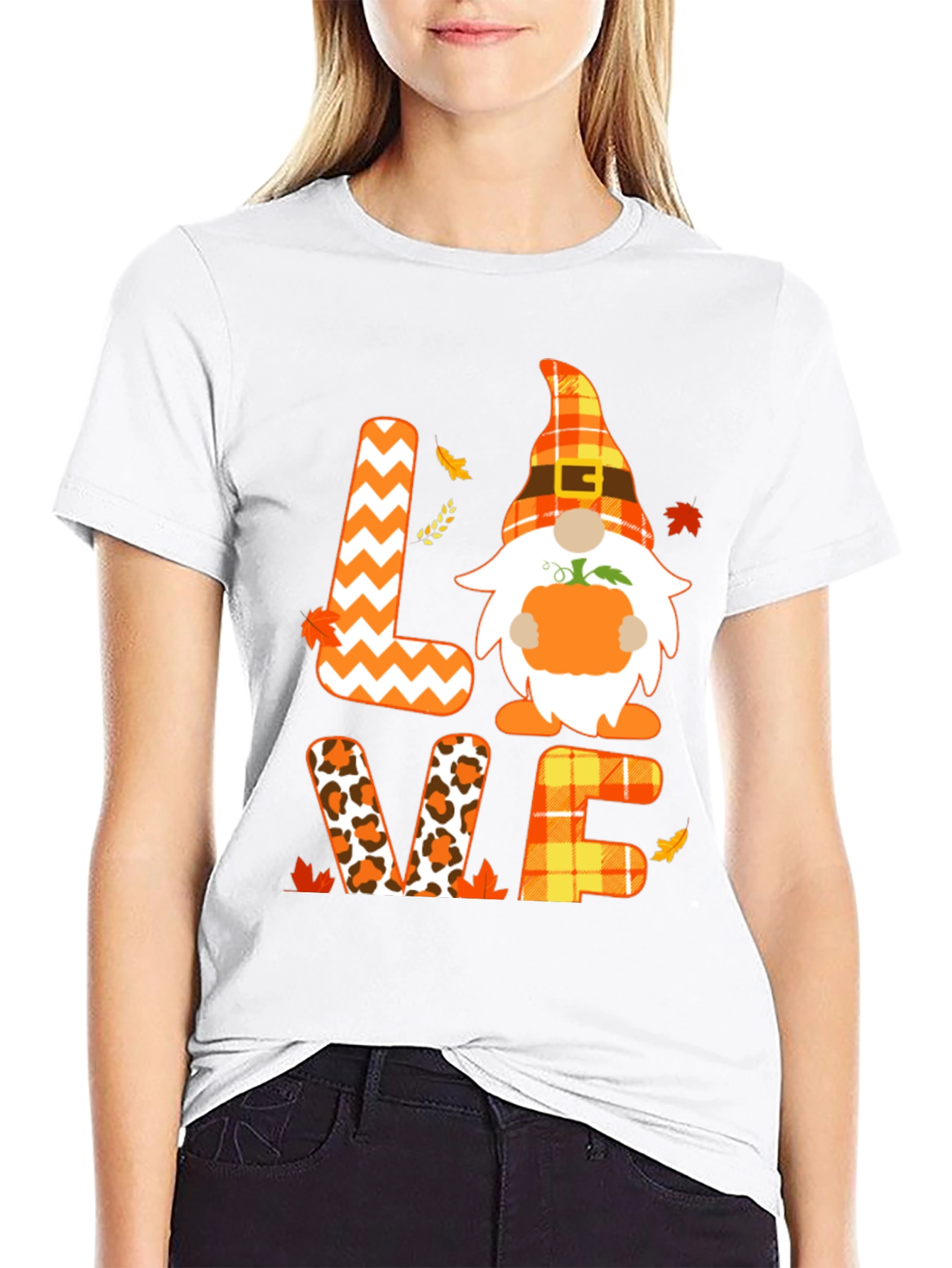 Fall Gnome Love T-Shirt