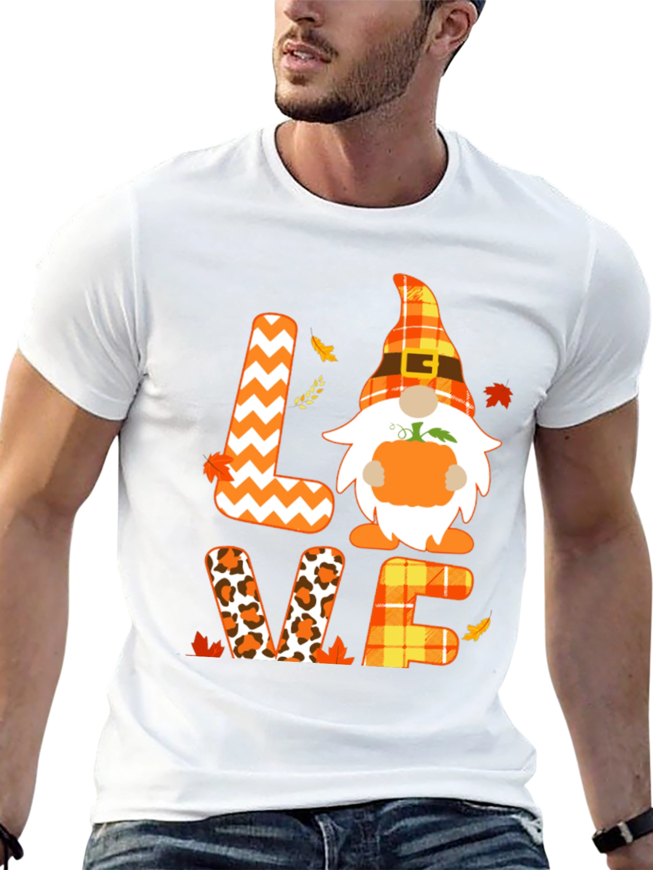 Fall Gnome Love T-Shirt