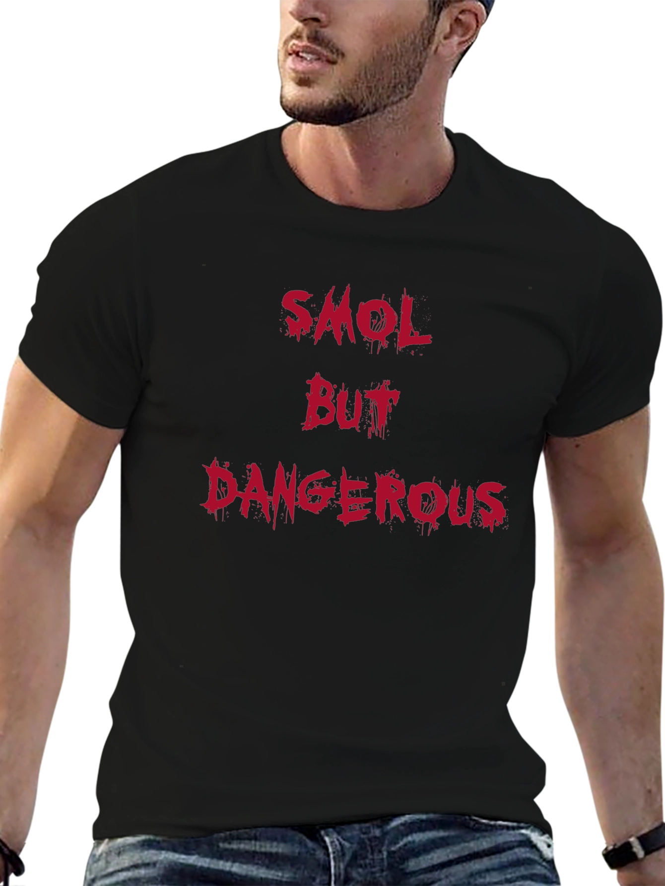 Smol But Dangerous Black T-Shirt