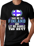 Finland Graphic T-Shirt - Take Me To Finland