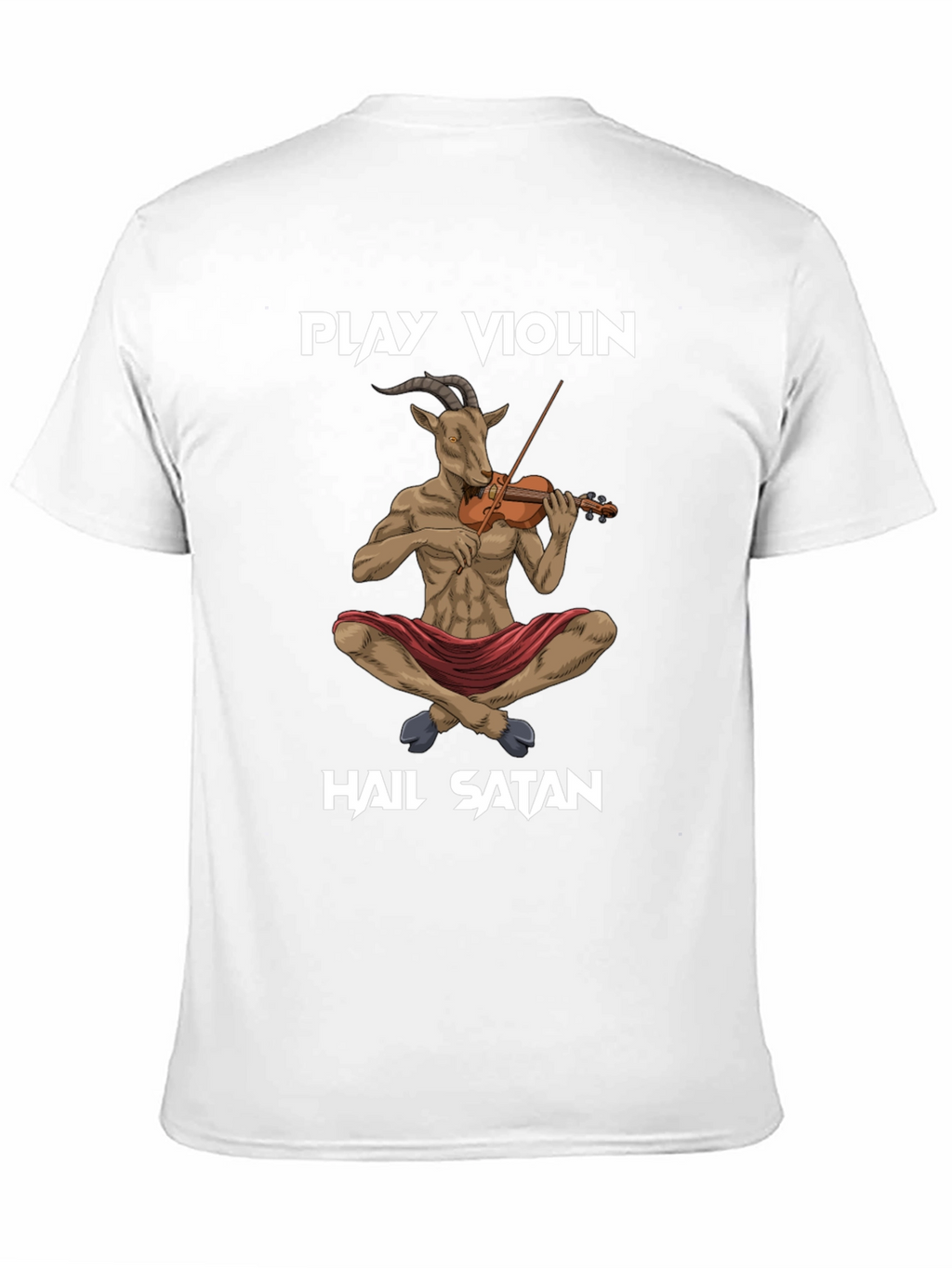 Play Violin Hail Satan T-Shirt